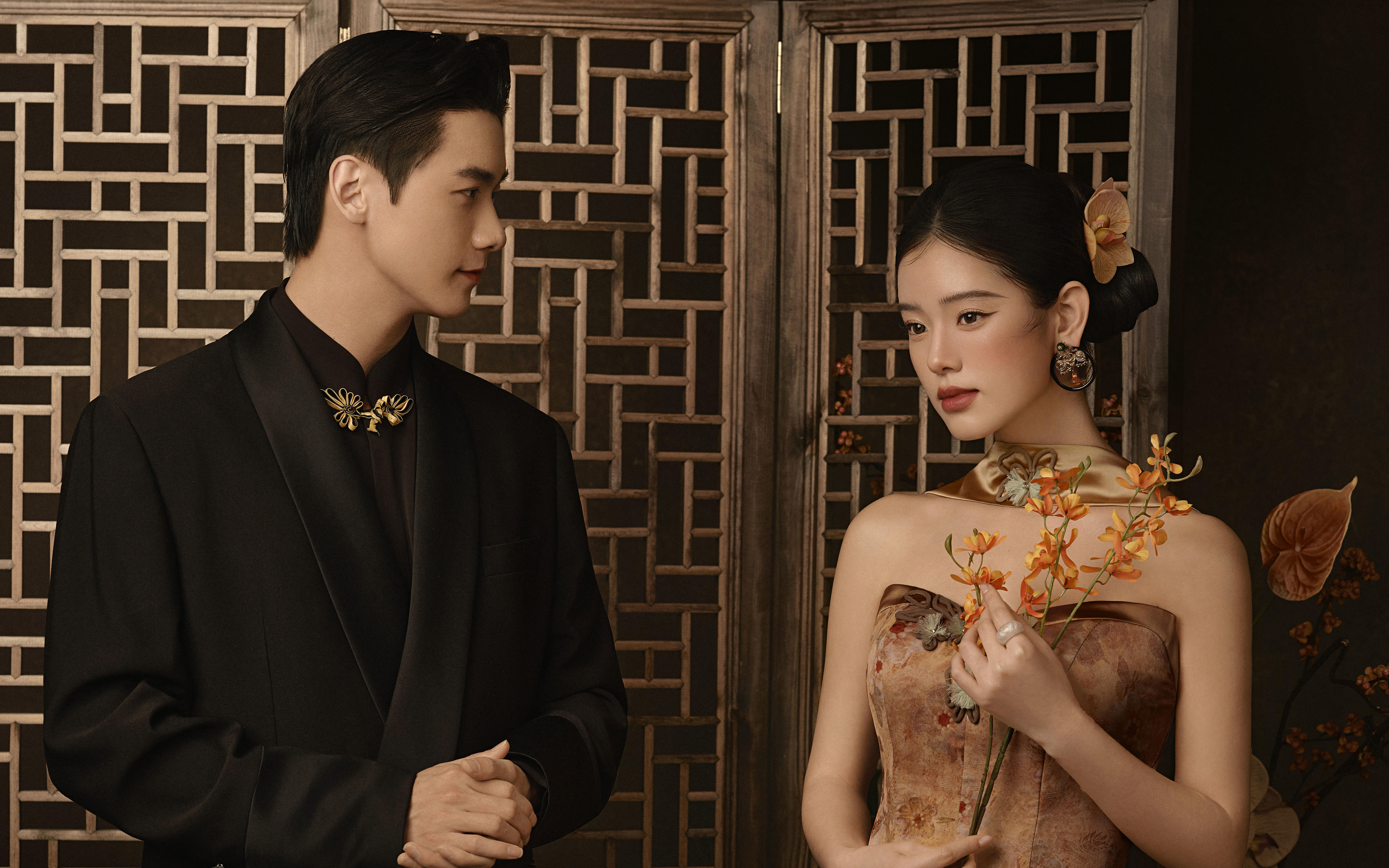 審美被直接拿捏！這組新中式婚紗照巨出片?