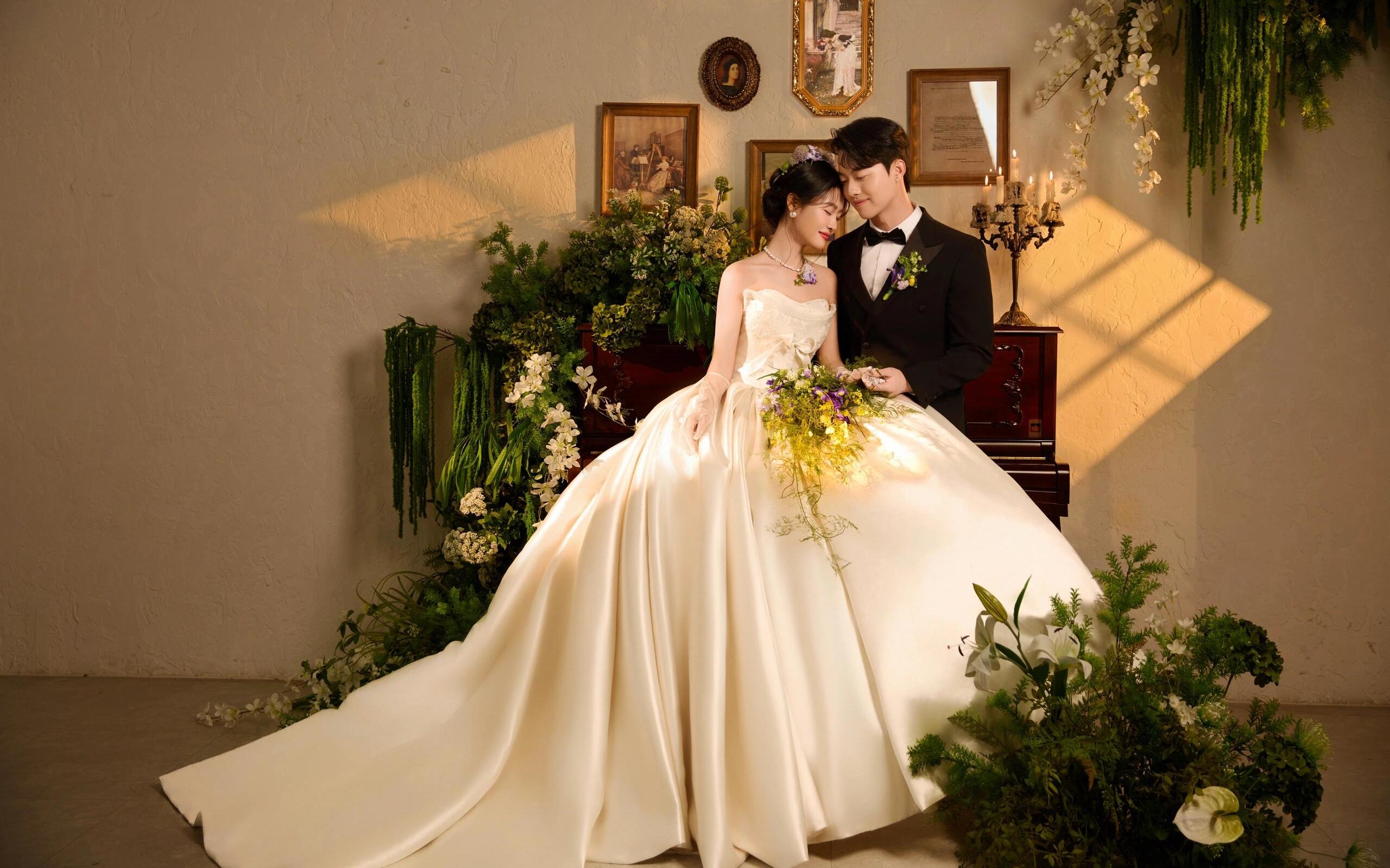 【法式复古】是梦中的婚纱照！✨复古滤镜法式婚纱照