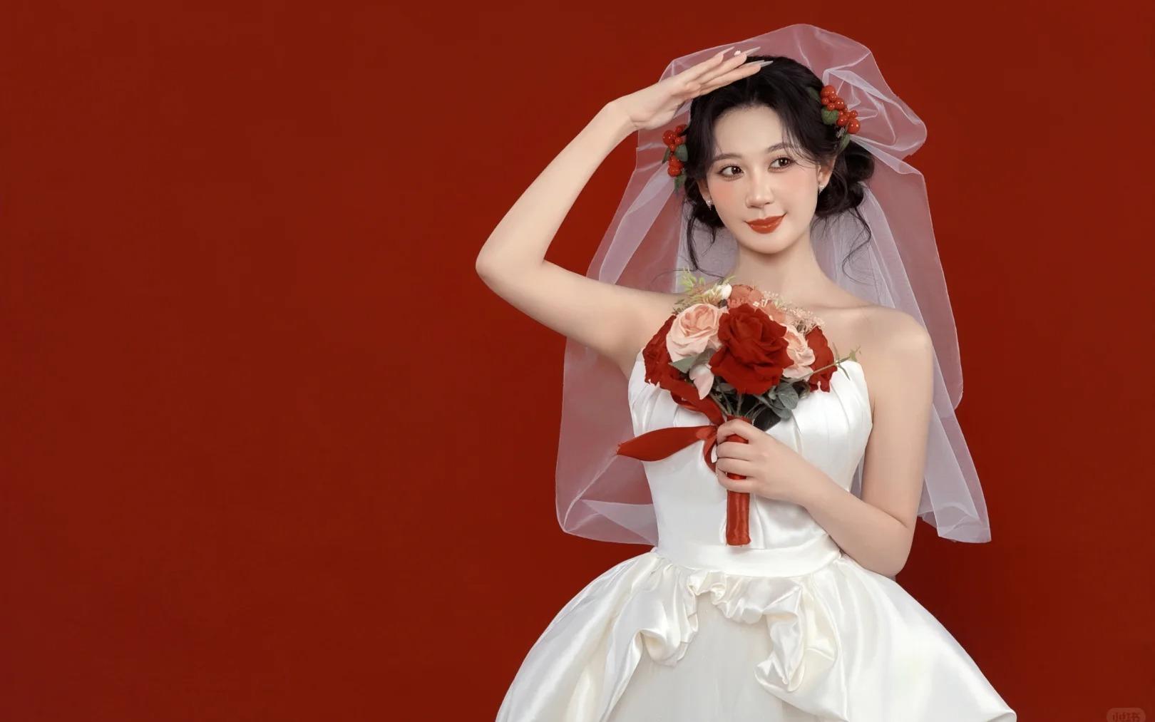 喜嫁风婚纱照，甜到掉牙❤️