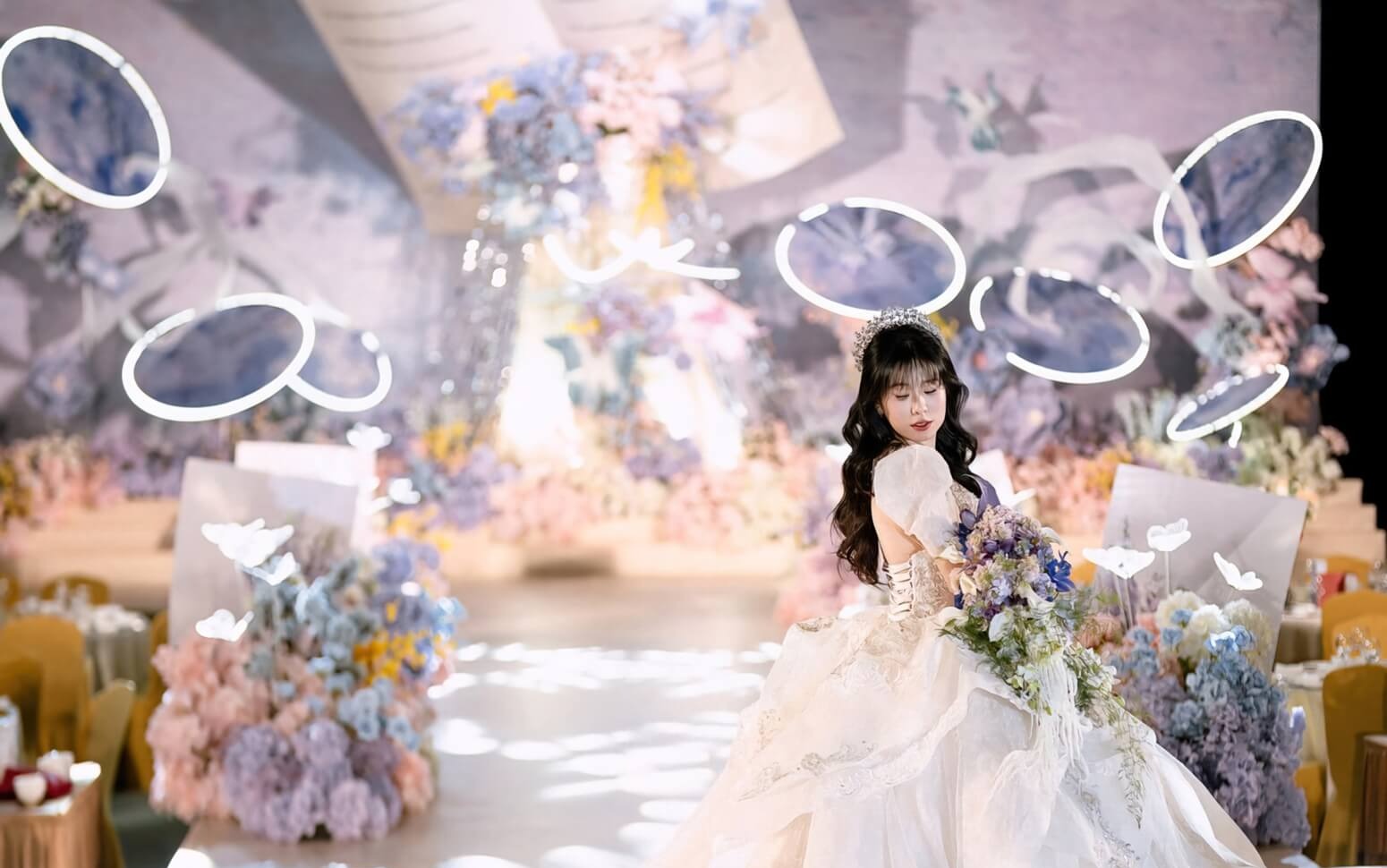  【囍记】紫色系油画风唯美婚礼