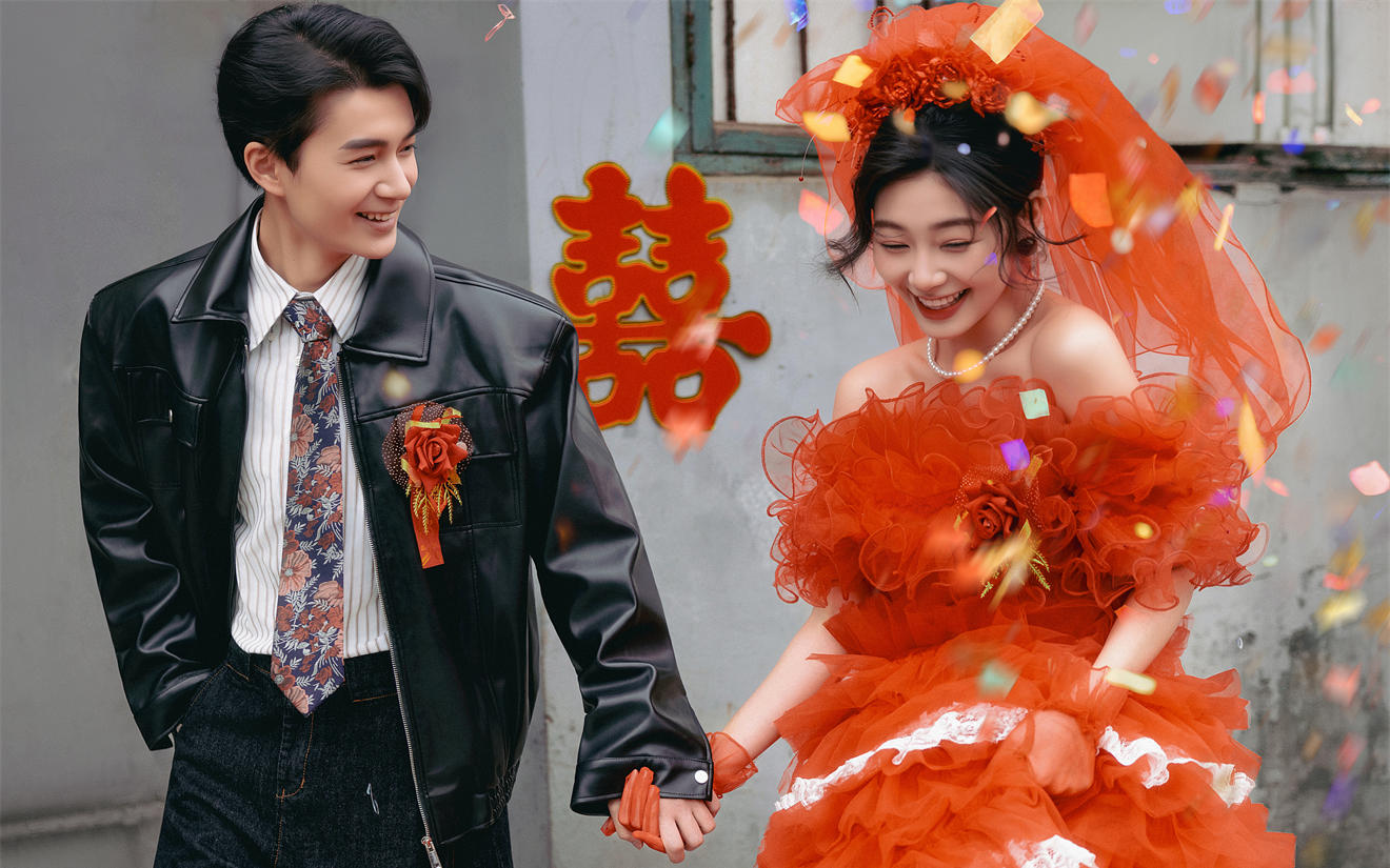 復(fù)古懷舊街拍風(fēng)婚紗照