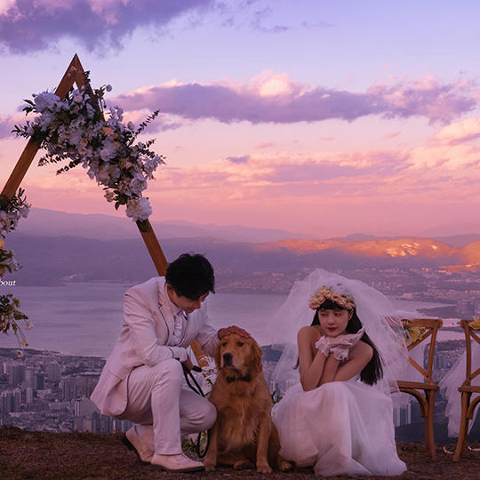 大理客片分享~暮色流光中拍婚纱照简直不要太美