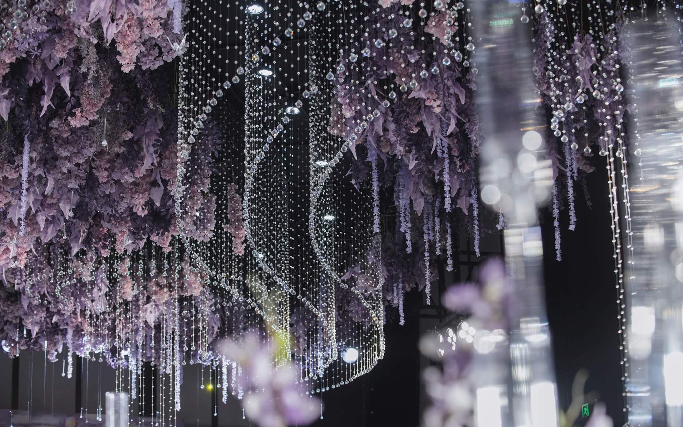 MEMO美慕|紫色系油画风莫奈花园婚礼