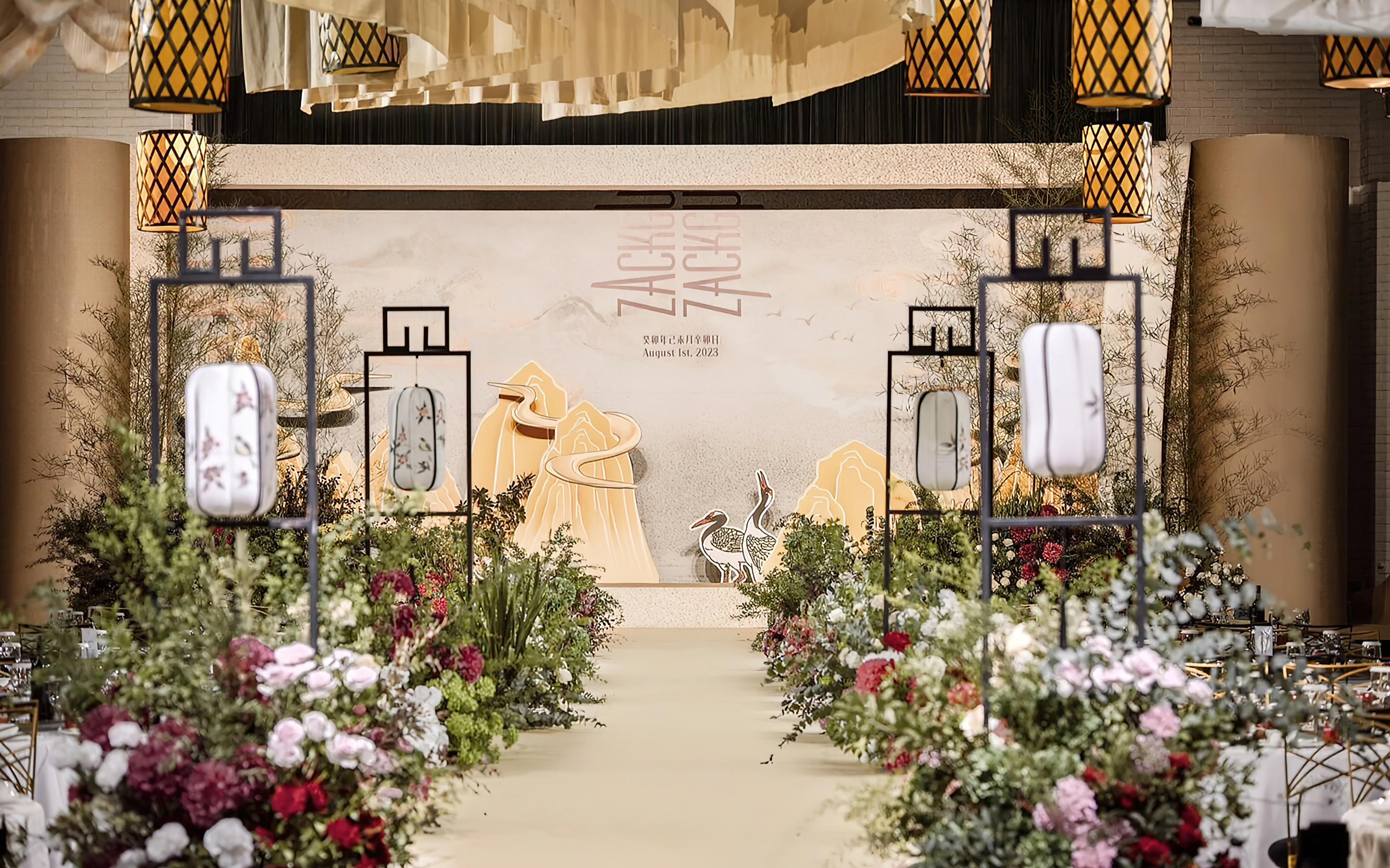 不做传统中式！我的山水婚礼，每一处都是国风美学