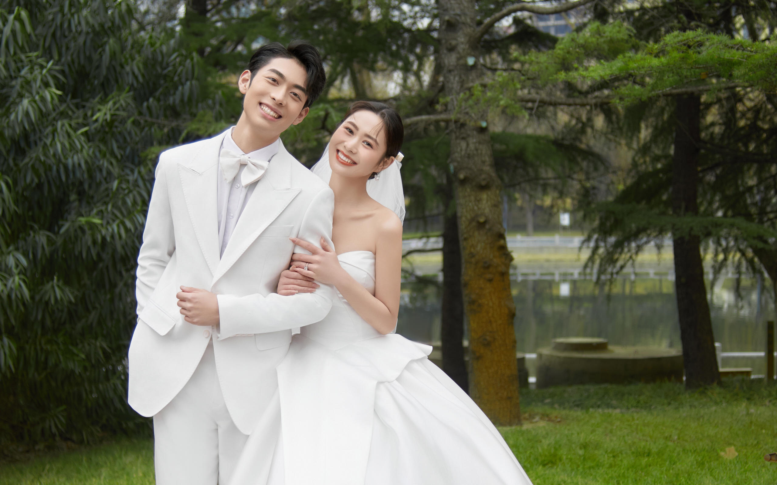 超甜深氧森系婚紗照