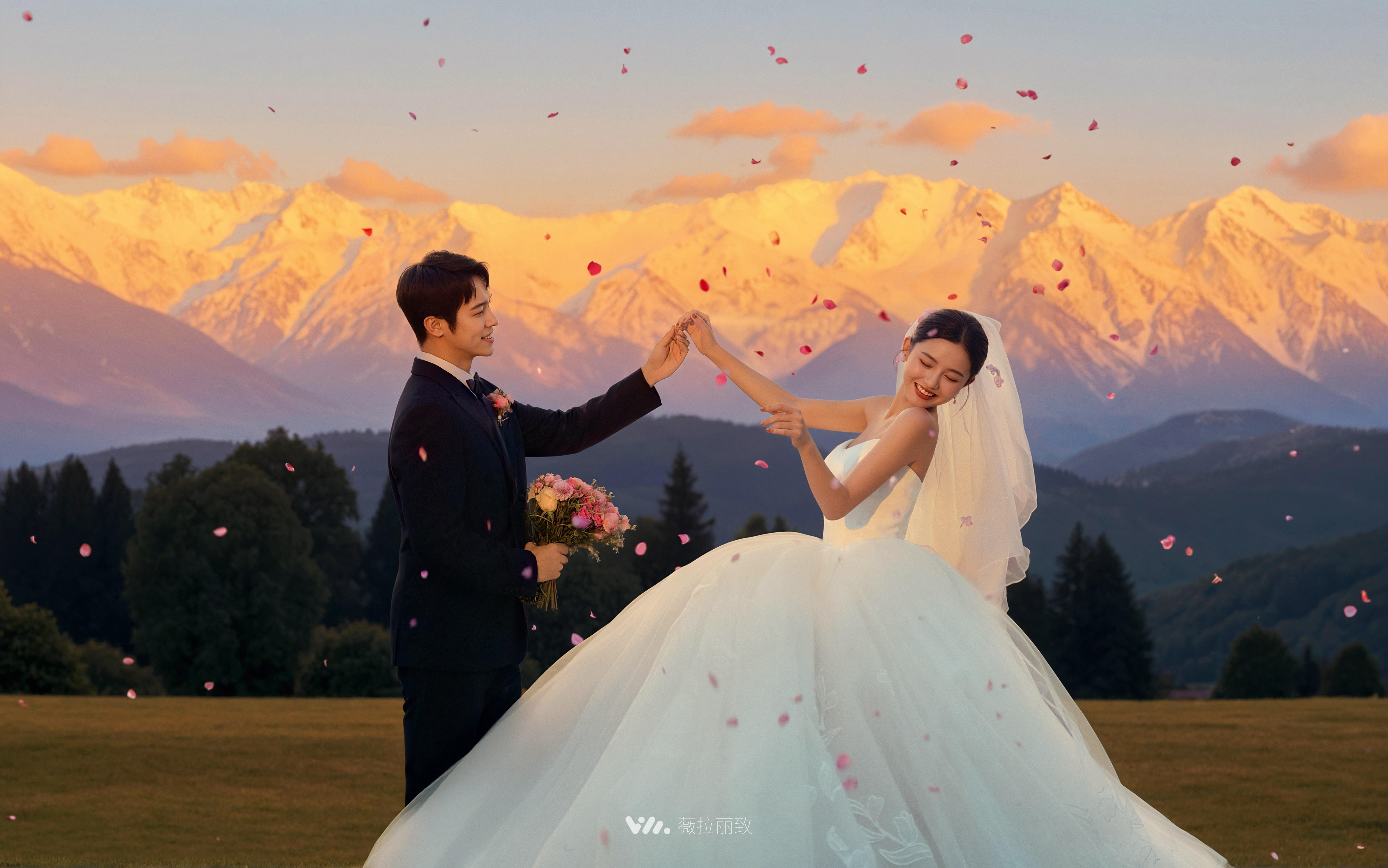 日照金山婚纱照✨限定回归啦！美哭了😭谁懂！