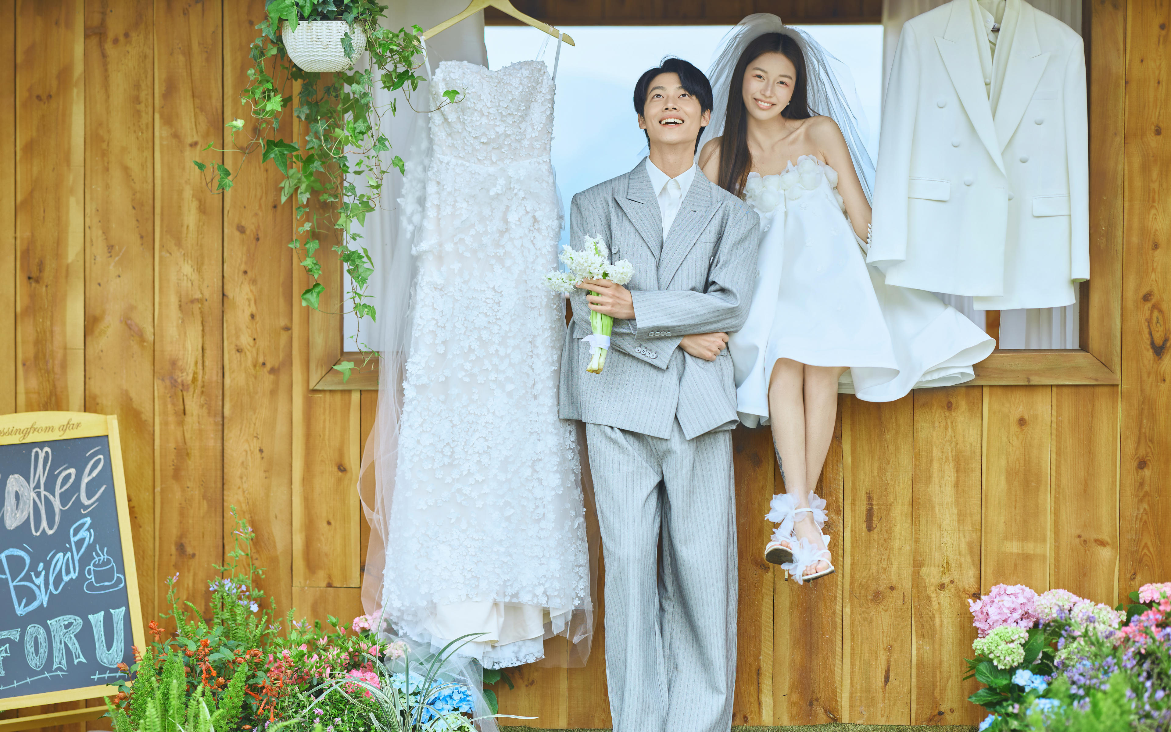 梵梦®原创｜山野木屋清新风，森系治愈婚纱照