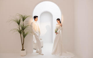 客片分享：可以磕一辈子的光影韩式婚纱照