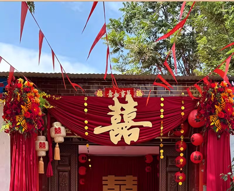 農(nóng)村庭院子自建房屋布幔
