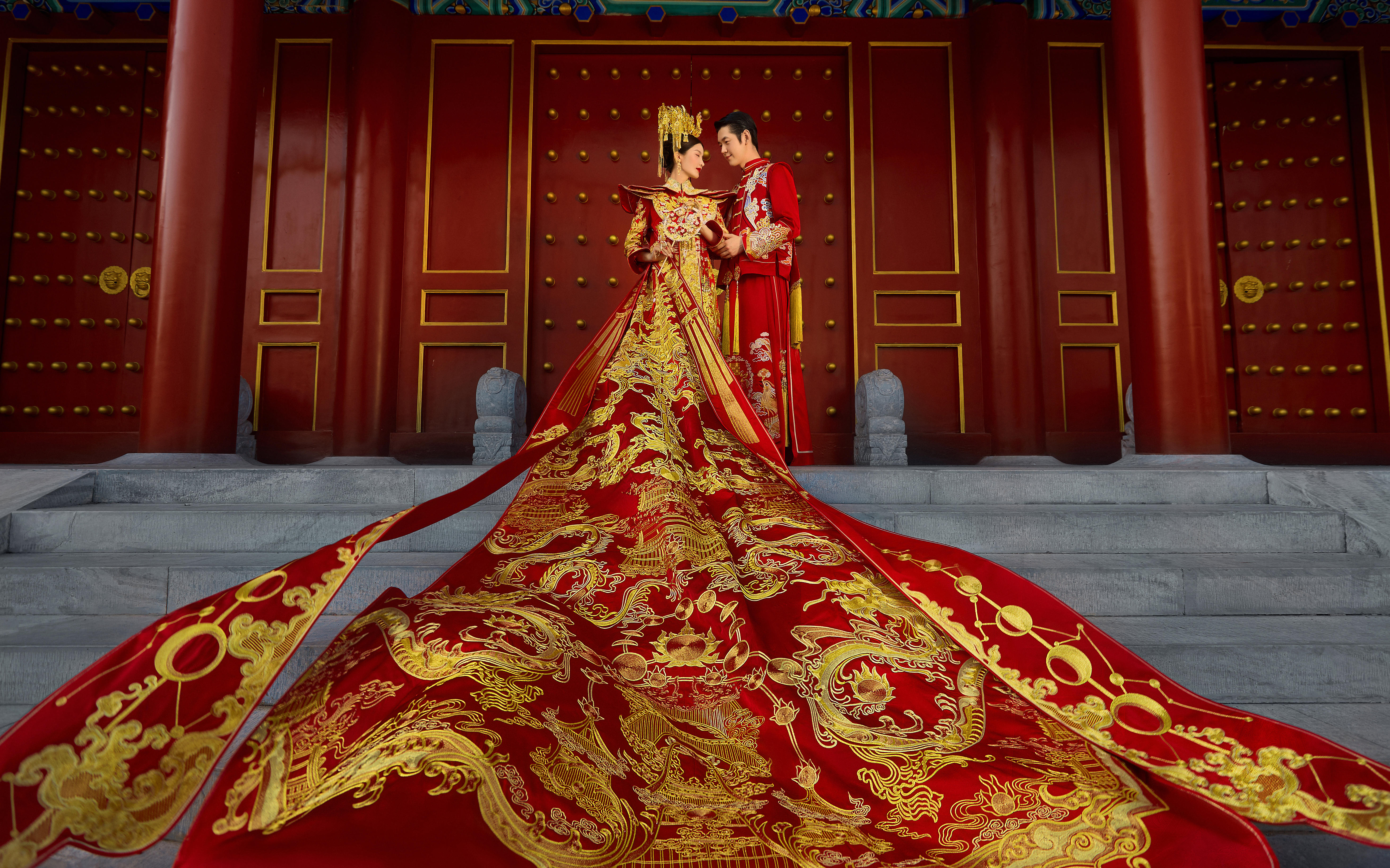 国风婚照·锦绣良缘丨千年风雅入画来