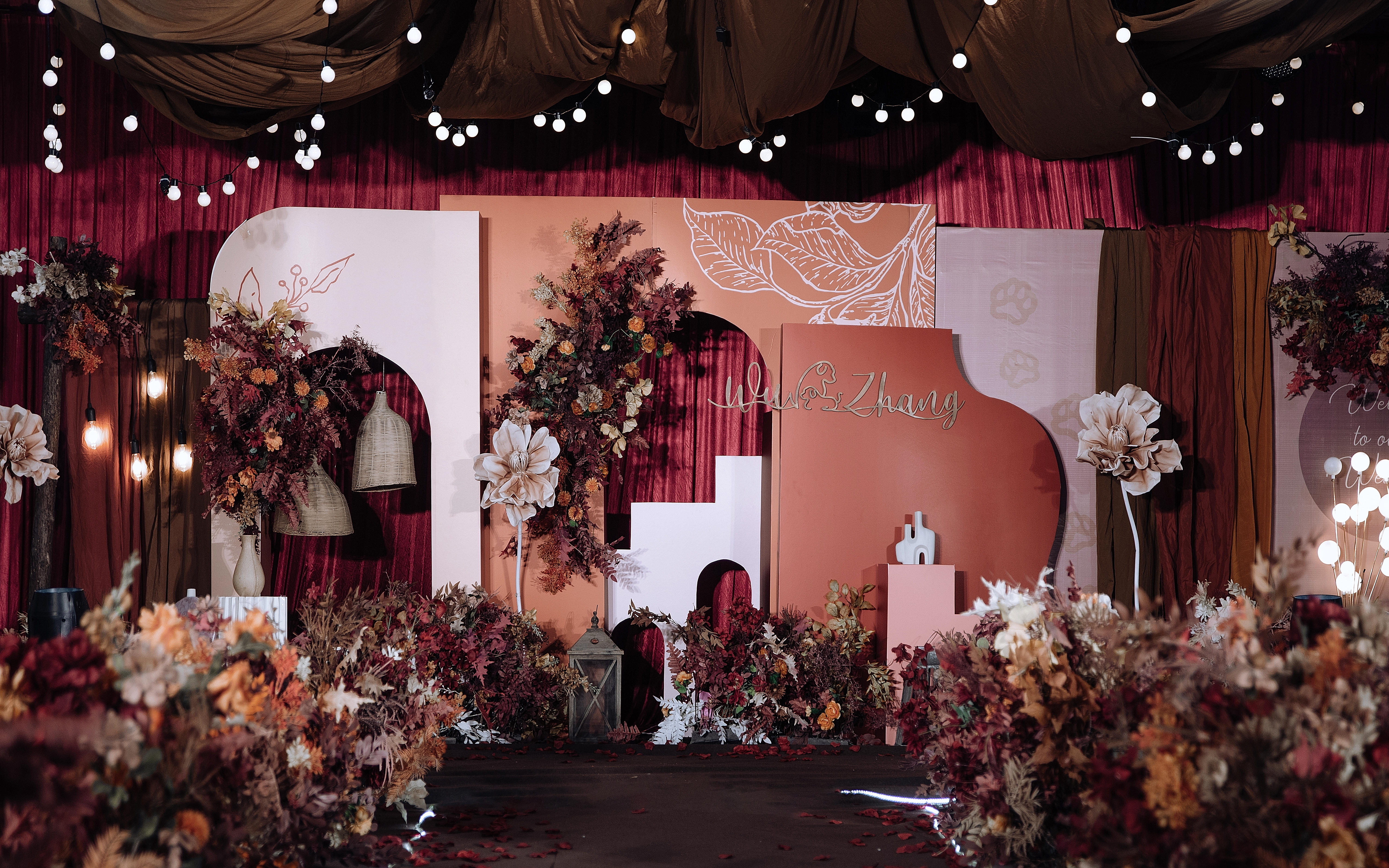 复古深情风婚礼