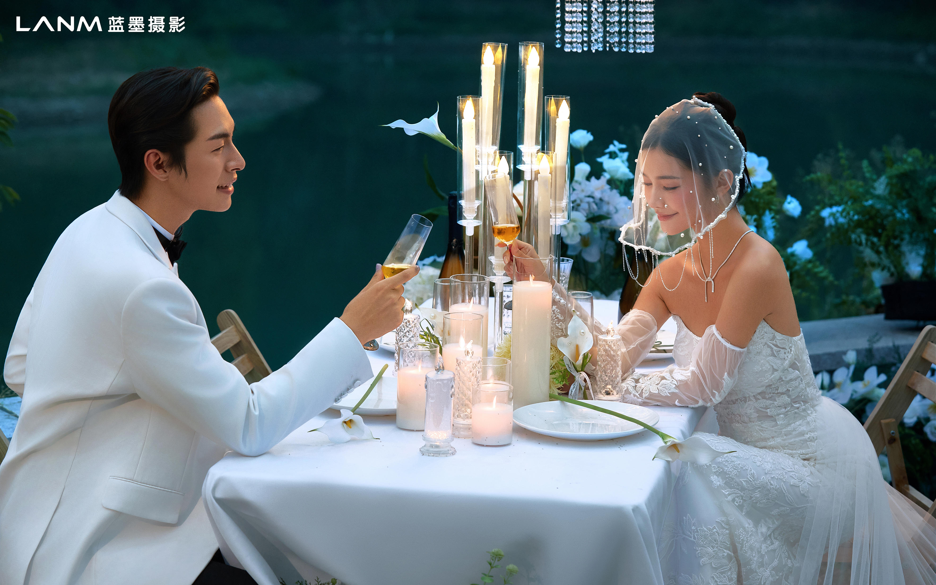 山林为幕 夜色为笺/森系高级仪式感婚纱照