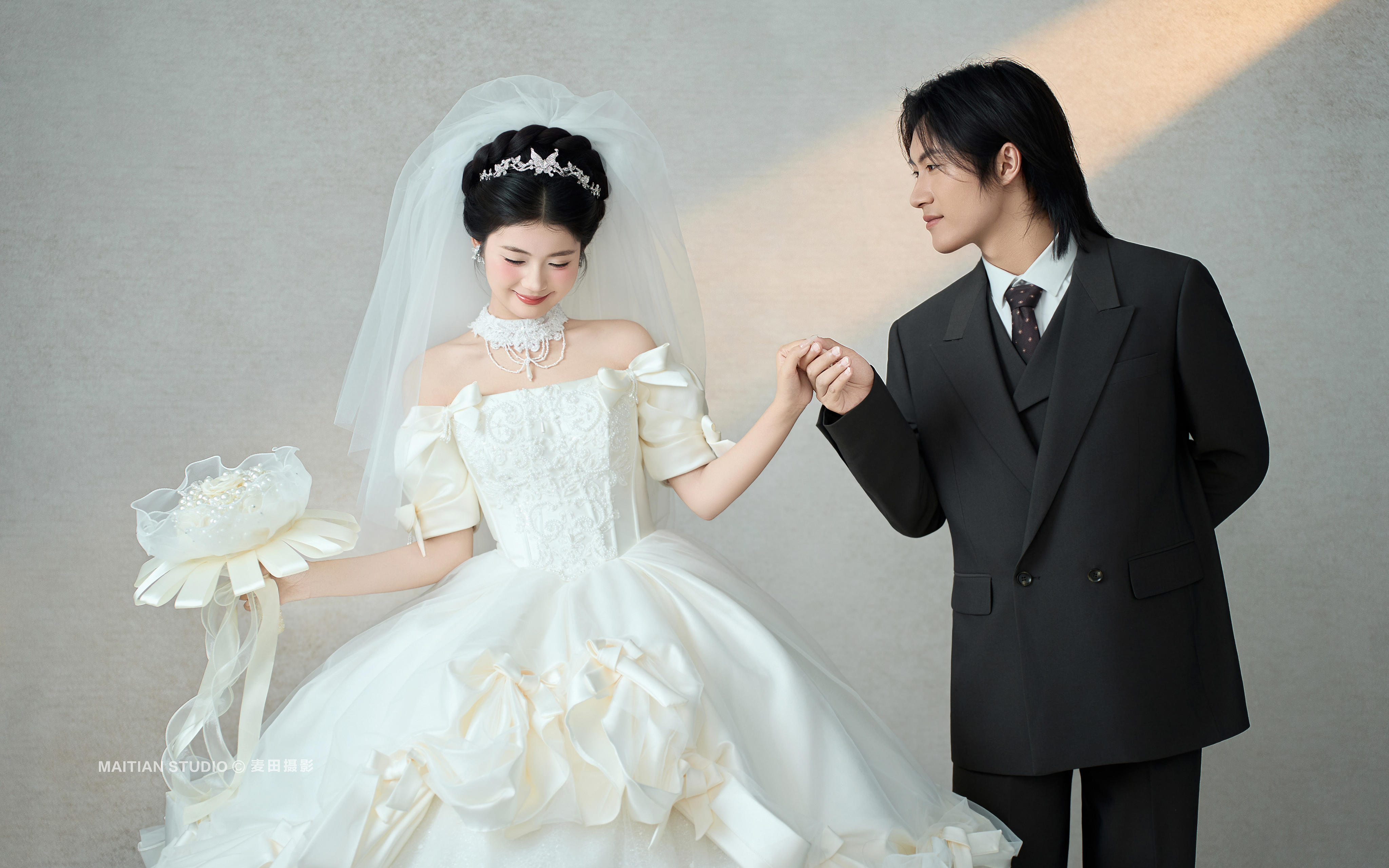 超哇塞！谁拍谁好看的公主风婚纱照