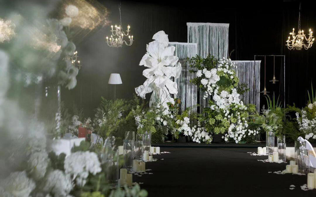 MEMO美慕|太喜欢这个简约的白绿色婚礼啦