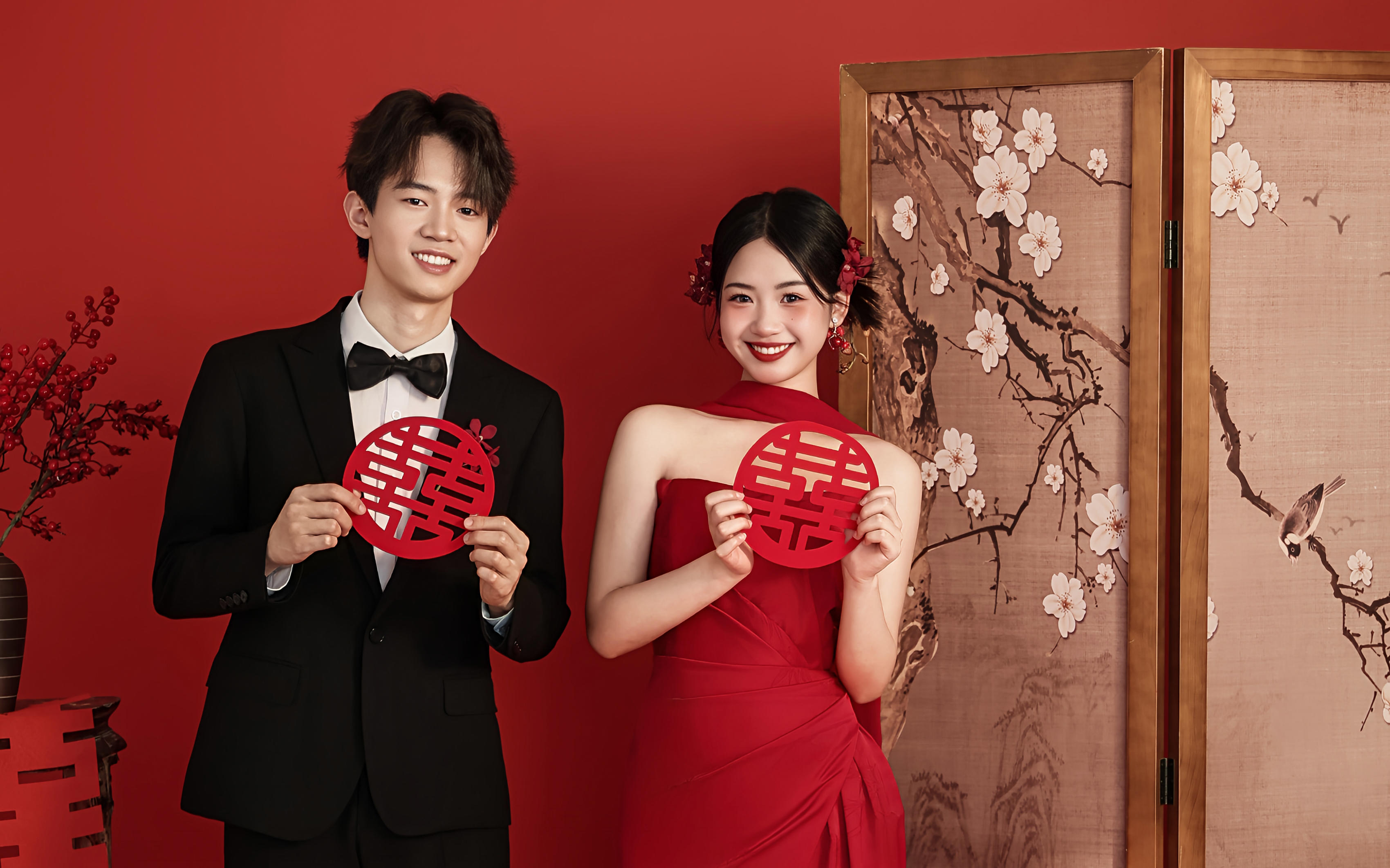 红色鱼尾不一样的喜嫁