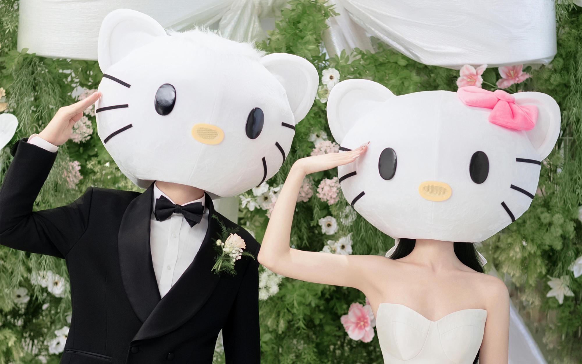 嶼墨影像｜Hello Kitty婚紗照｜浪漫暴擊