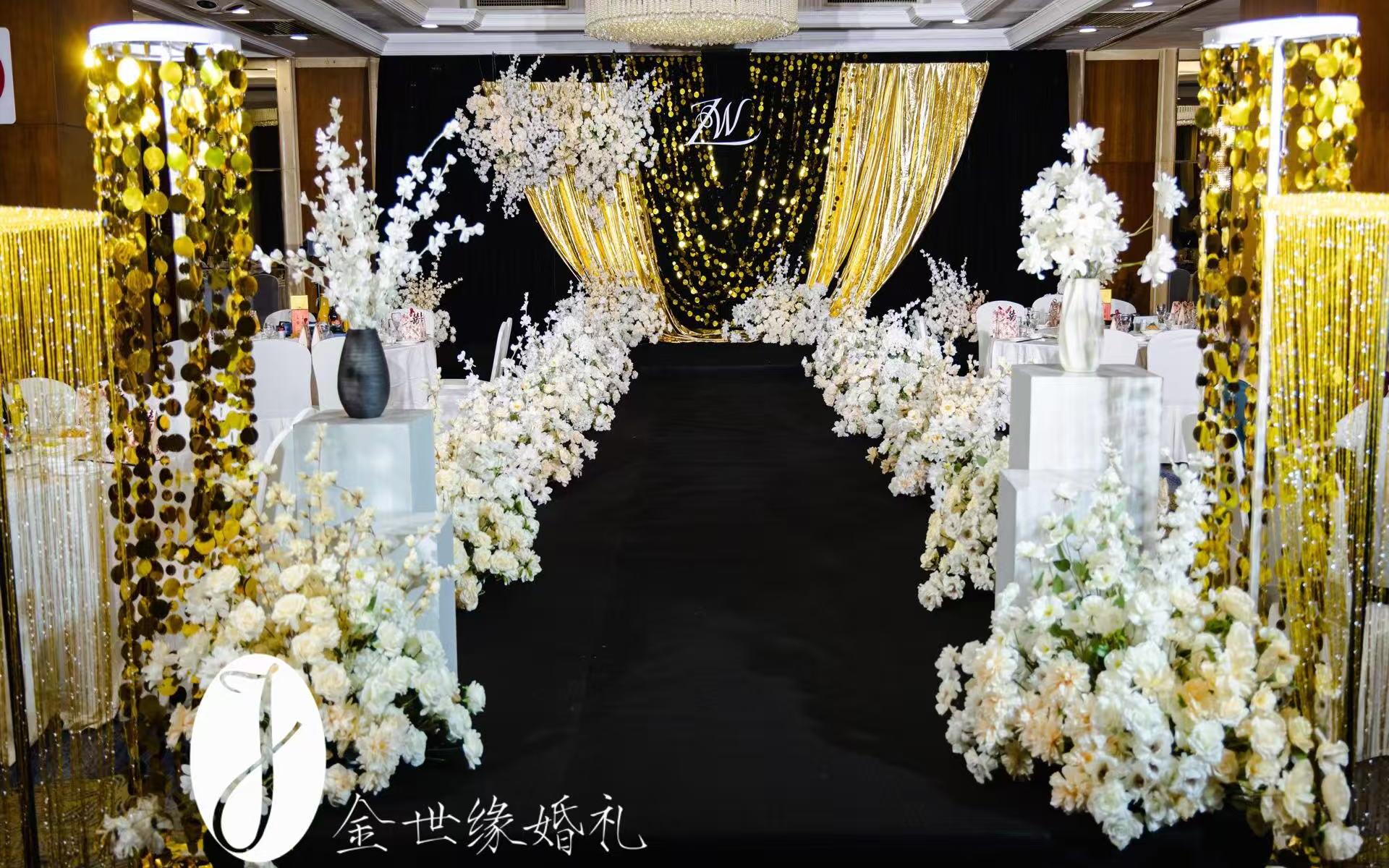 金世缘|有点小奢的老钱风婚礼布置