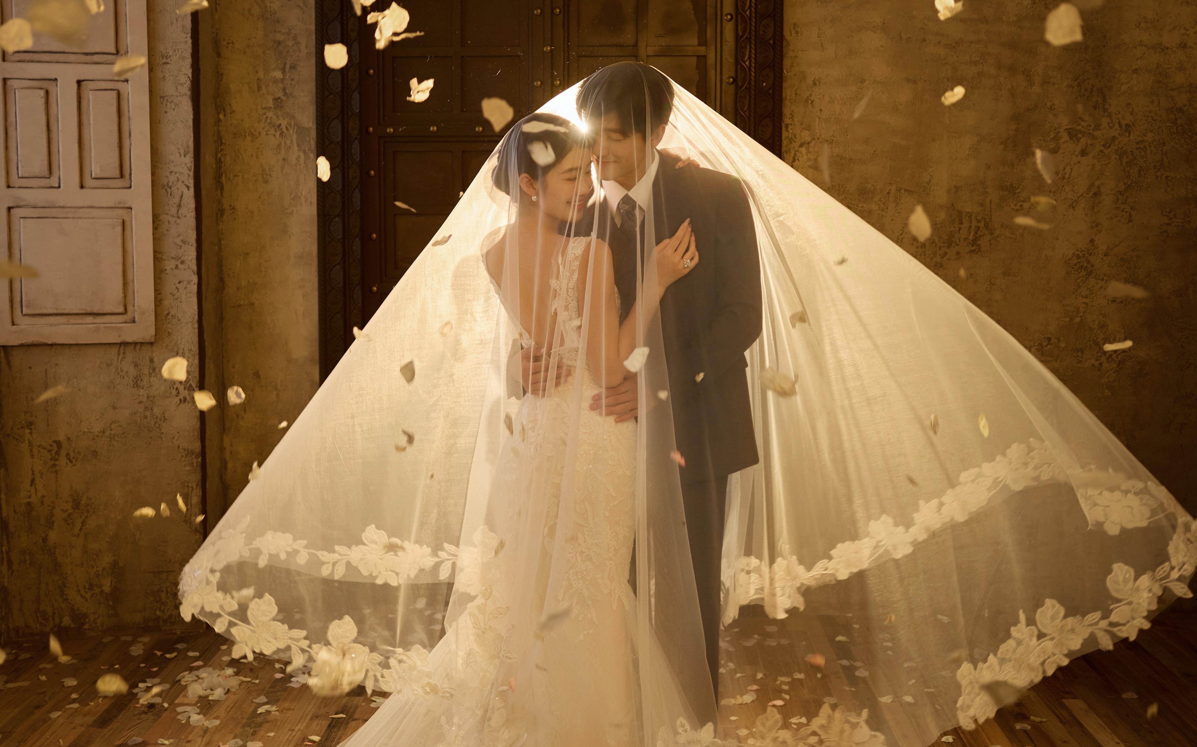 光影婚纱照！被这氛围感硬控了