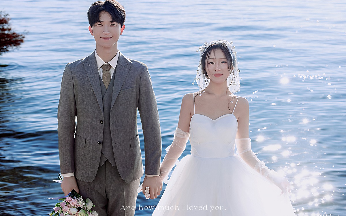 【法式印象】大理洱海拍一组韩剧女主同款海边婚纱照