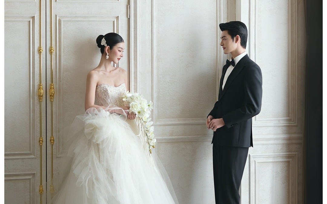 谁拍谁好看的法式主纱婚纱照（蝴蝶恋人）