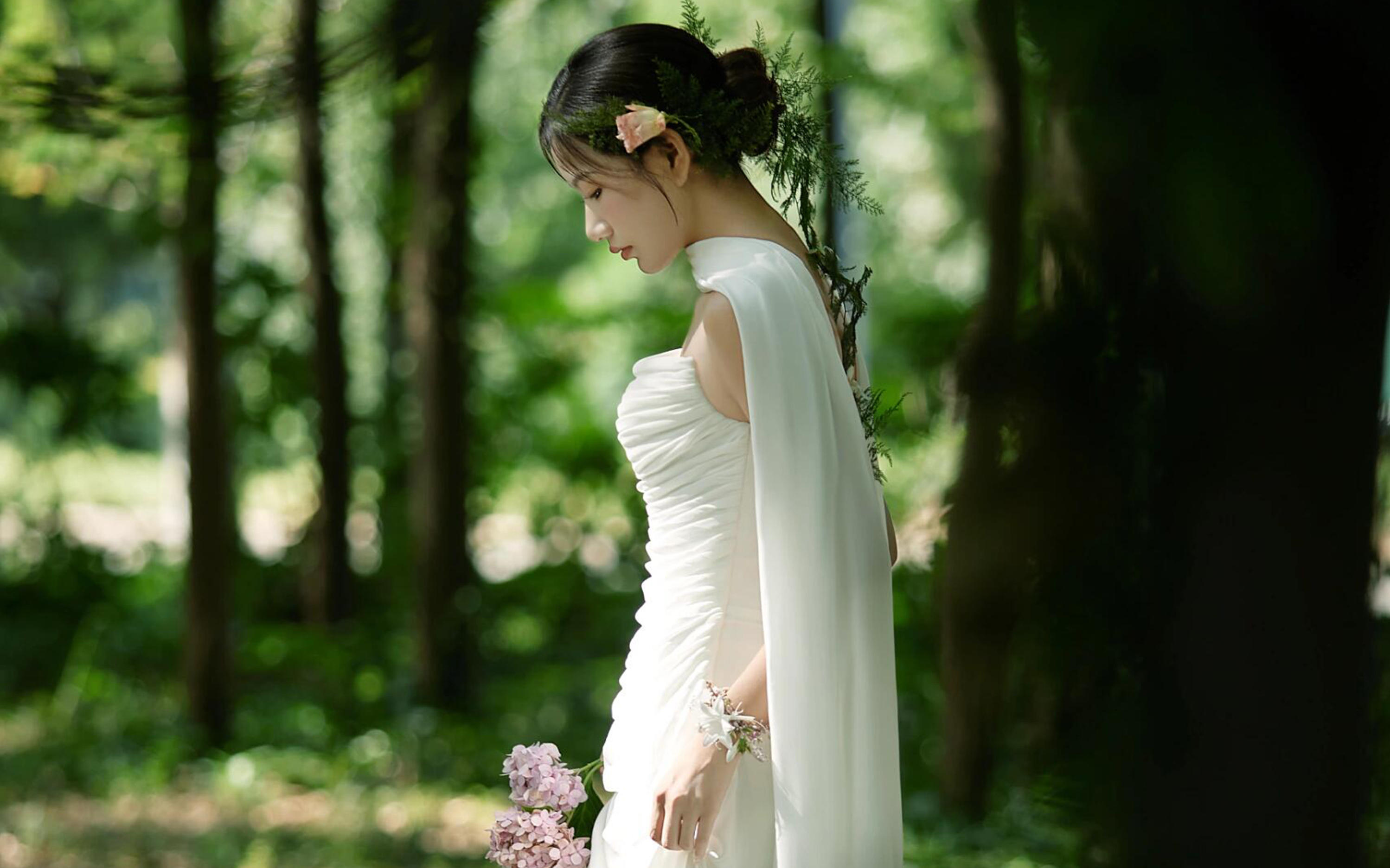 复古森系婚纱照，邂逅梦幻森林氛围感🌳