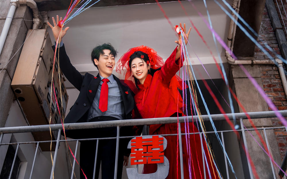 幸福感plus的喜嫁风❤️超爱我的生命力婚纱照！