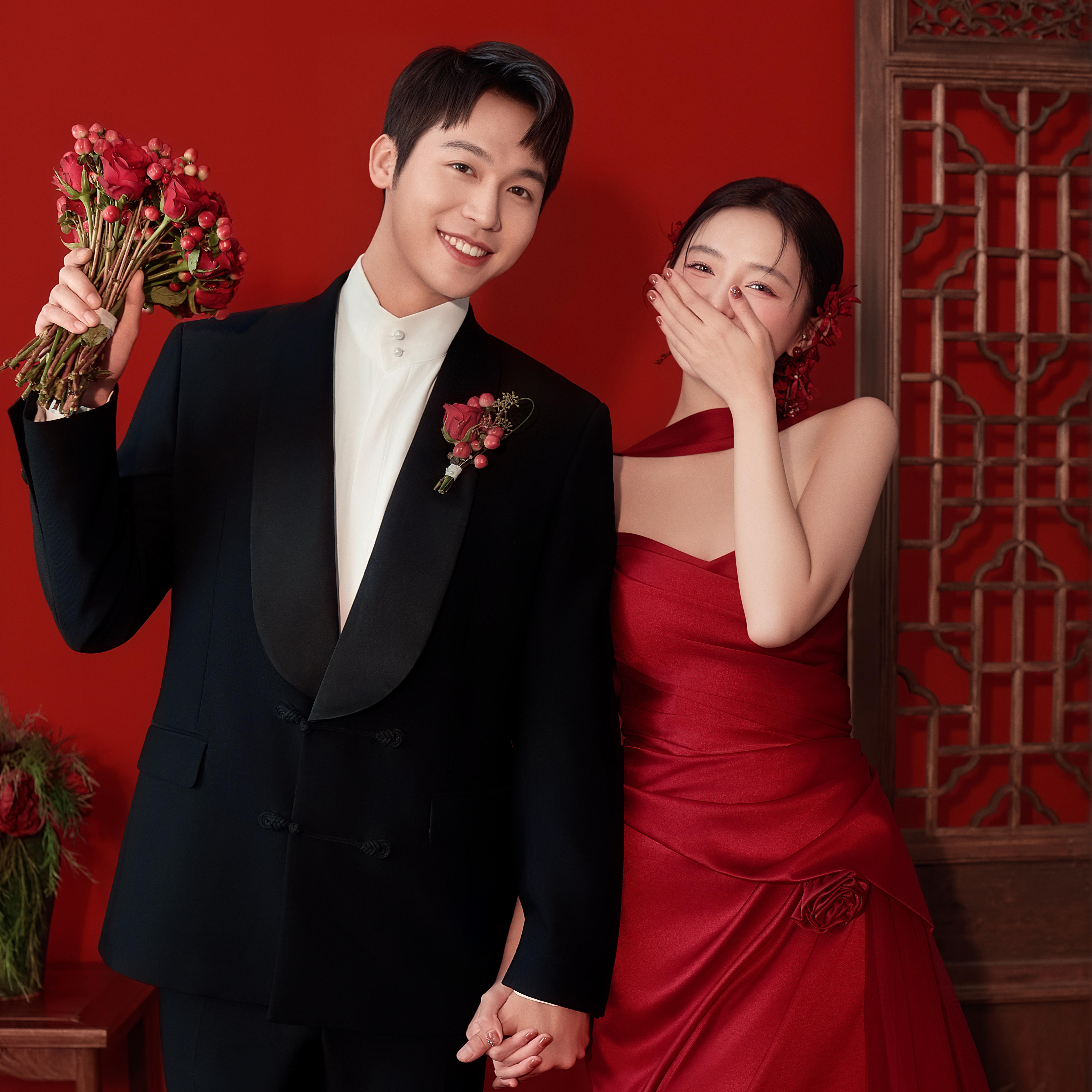 备婚拍到了生命力满满的喜嫁婚纱照！