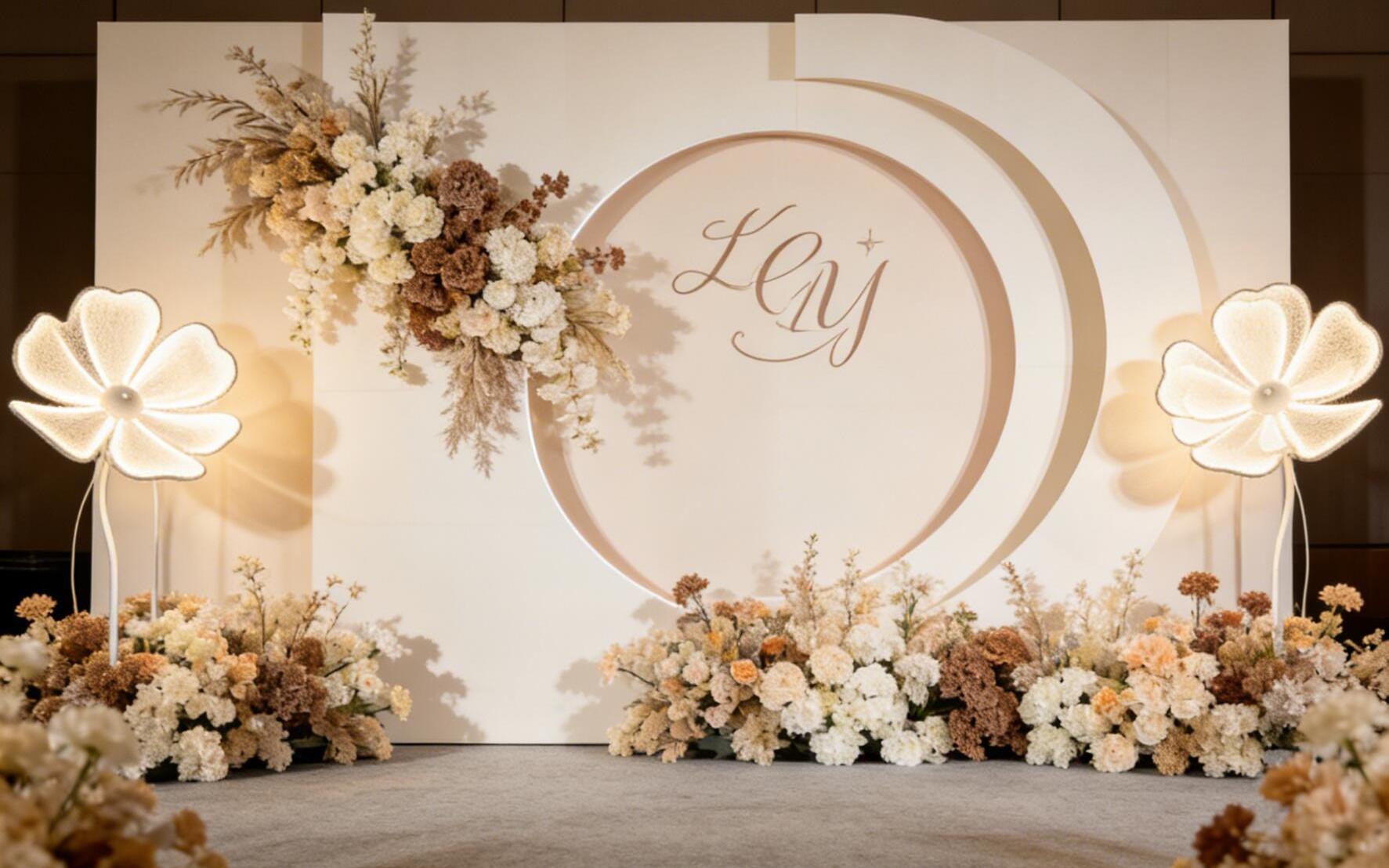 浪漫婚禮定制-香檳色簡約