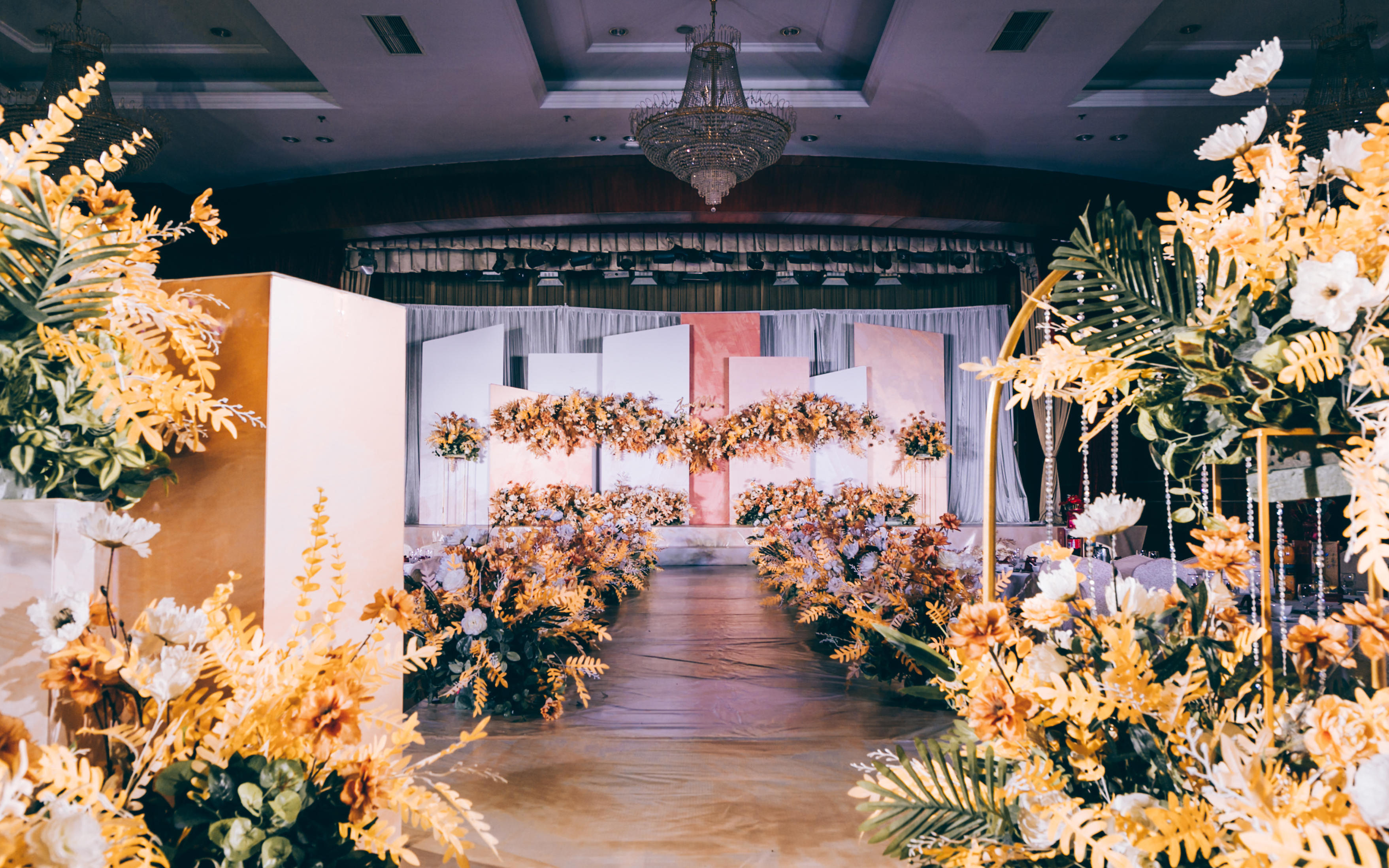 橙色#低预算高性价比#简约婚礼策划