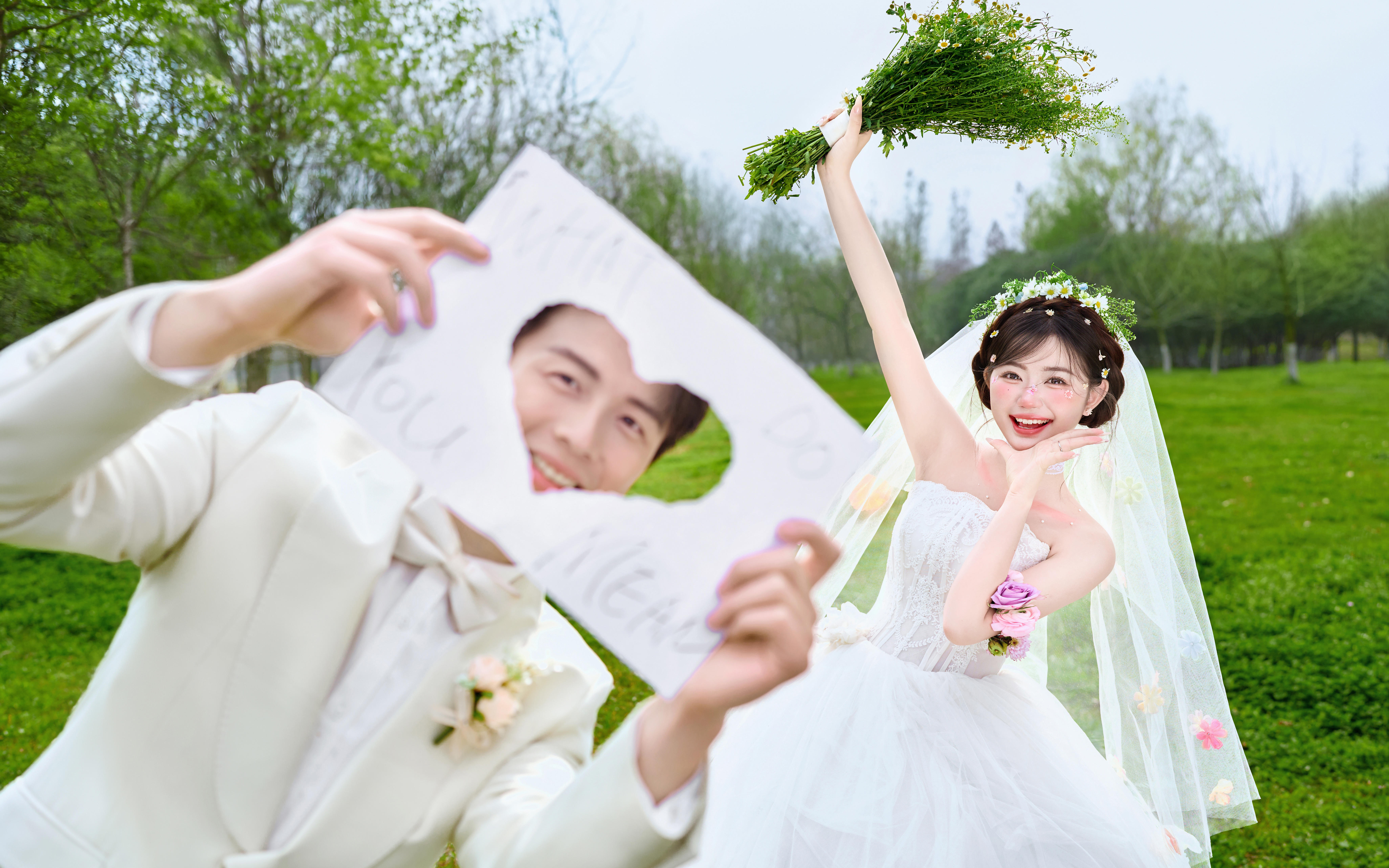 【春日鲜花】清新浪漫婚纱照