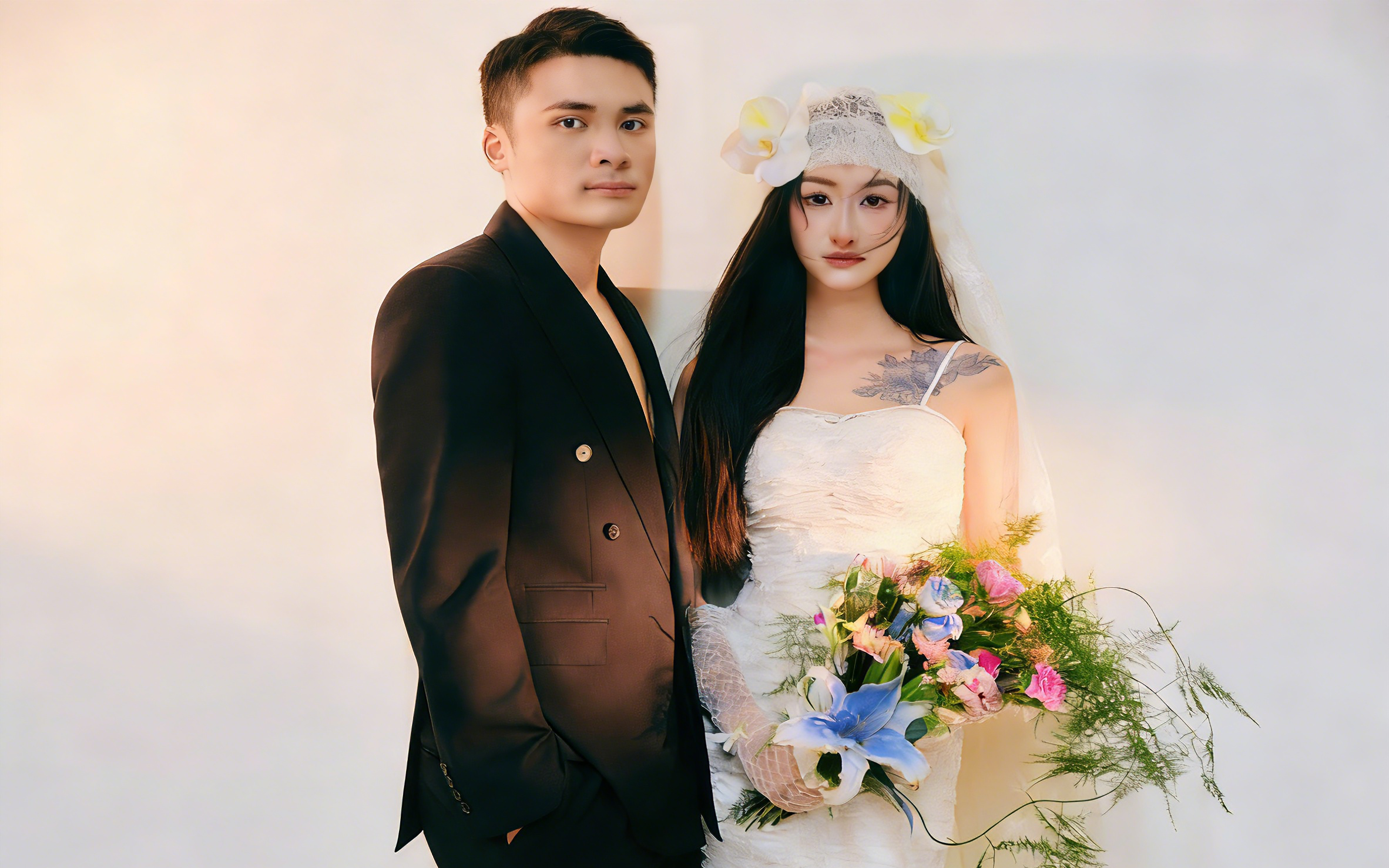 室內(nèi)光影婚紗照?真的好喜歡這種簡約高級感