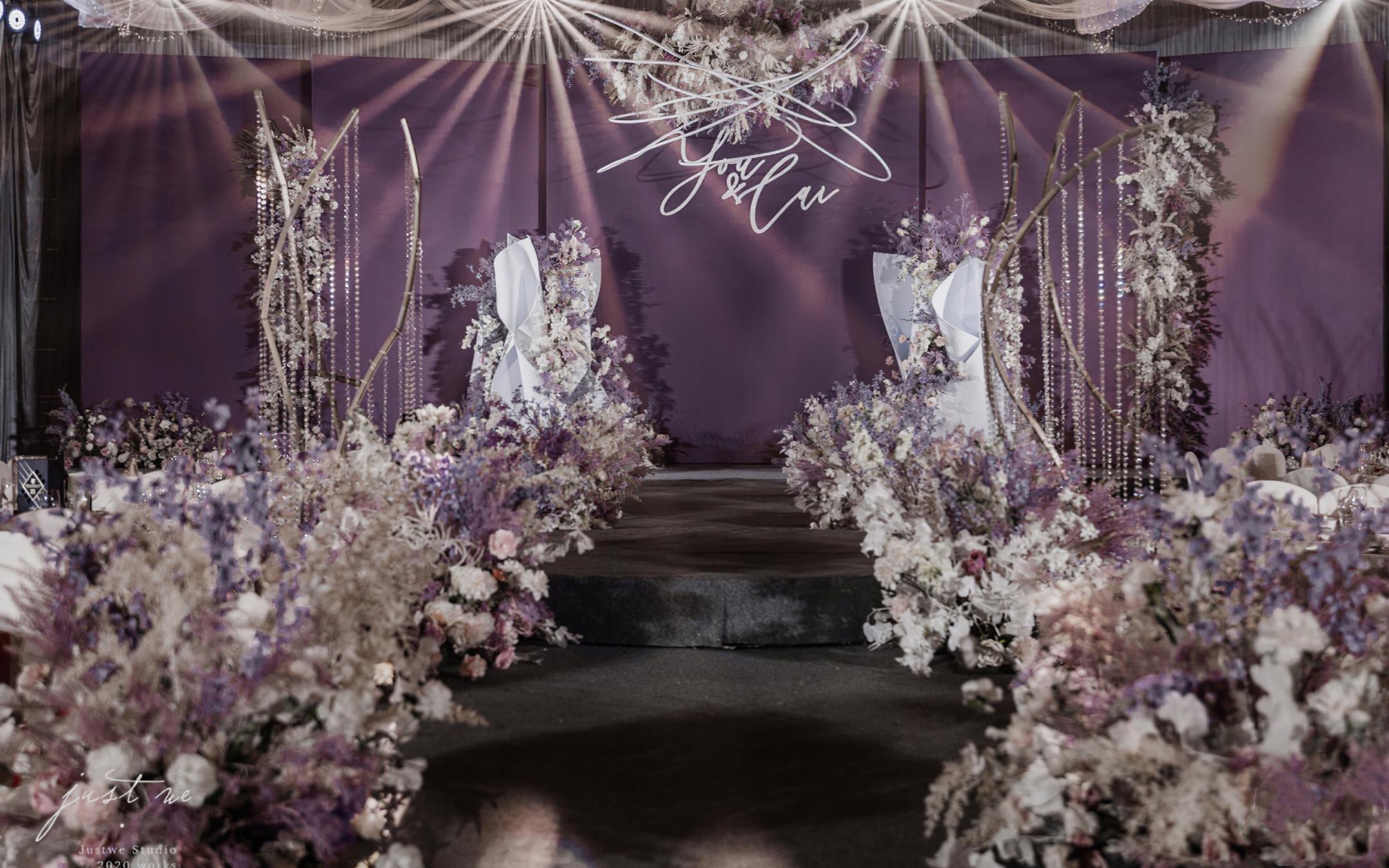 指姻爱 | 室内浪漫婚礼布置含四大