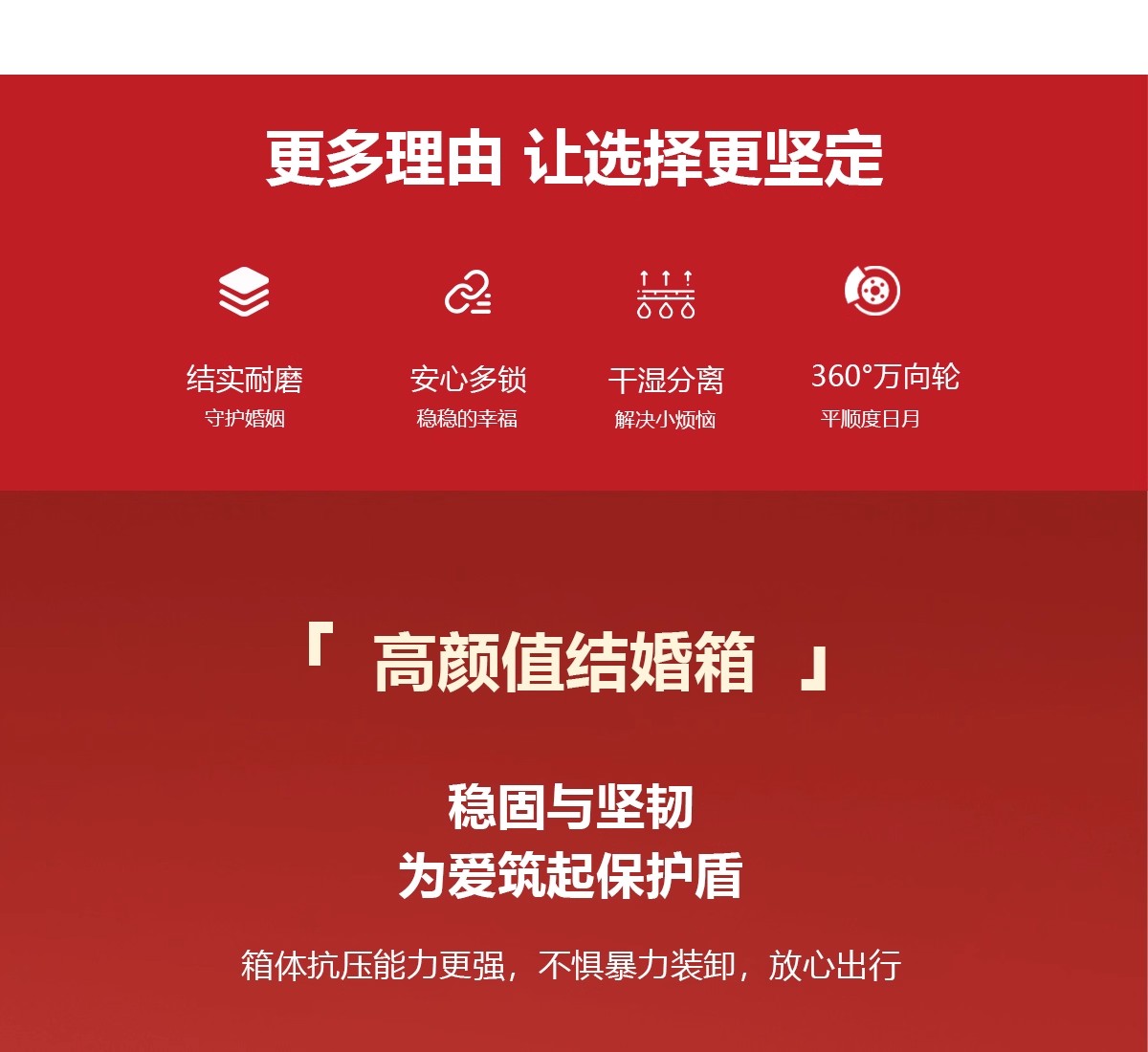 賽車輪 紅色行李箱陪嫁箱新娘嫁妝 811拉鏈款