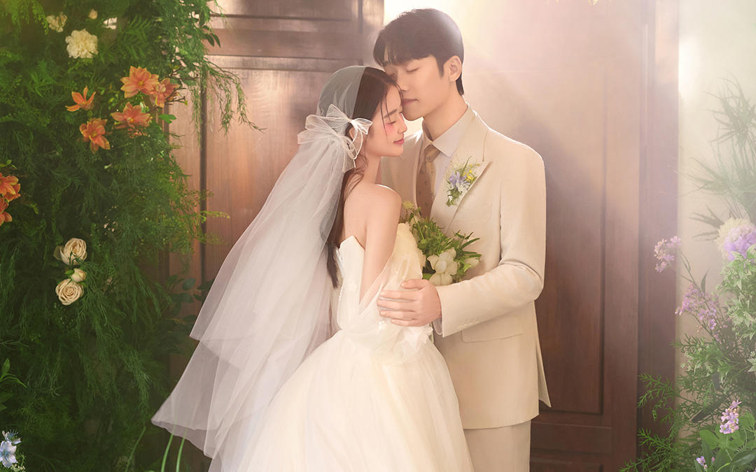 又幸福了！“公主的花房”韩系婚纱照美哭😭