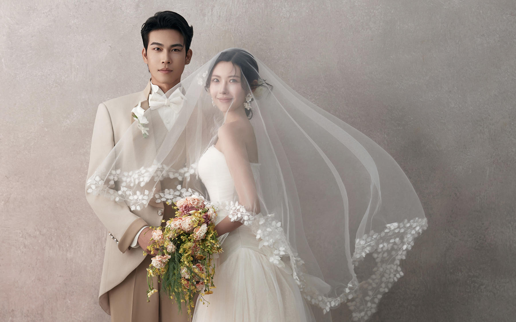 【真实客片】复古法式婚纱照丨程大器&龚子珊