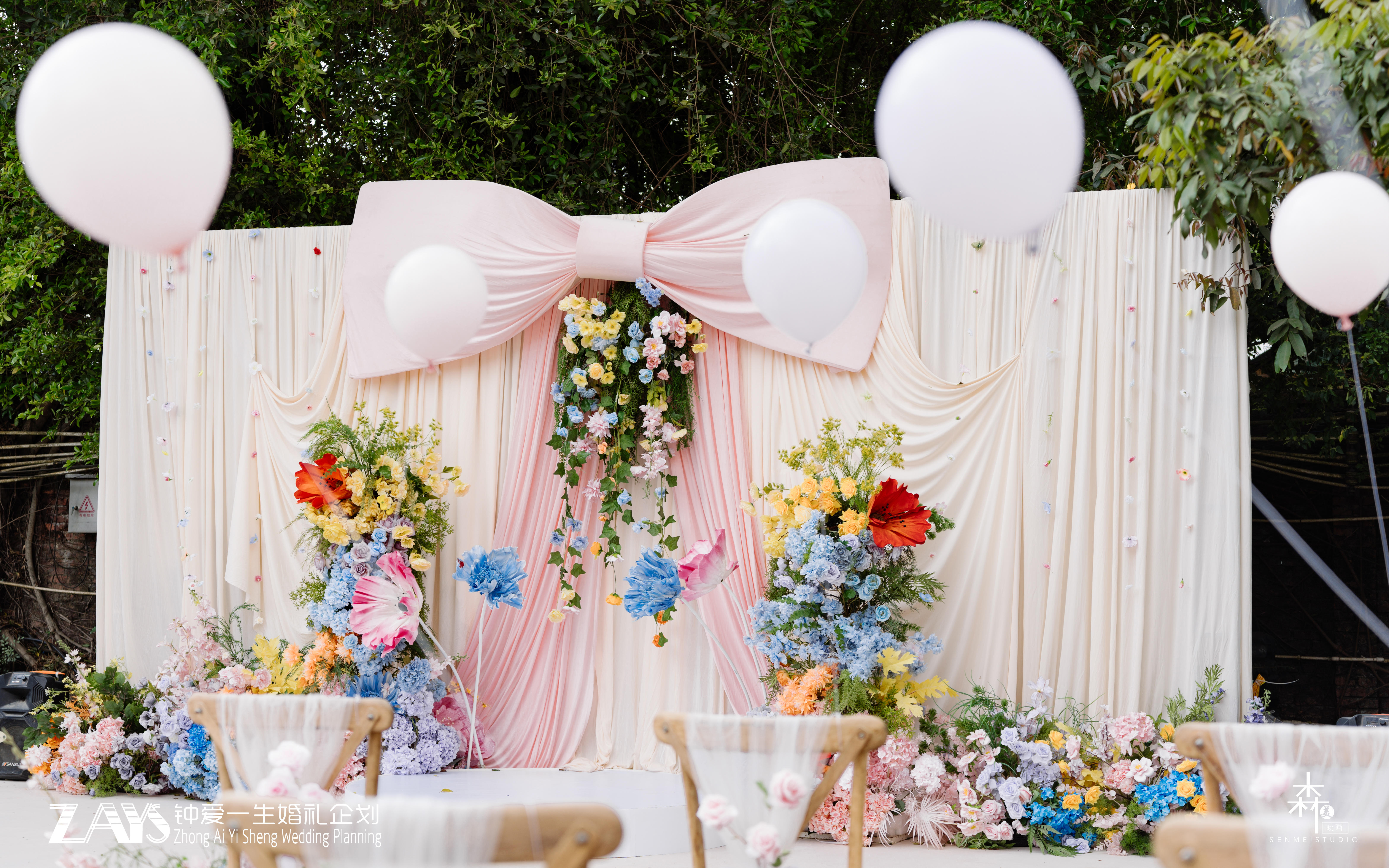 【鐘愛一生婚禮】韓式蝴蝶結(jié) 清新戶外婚禮