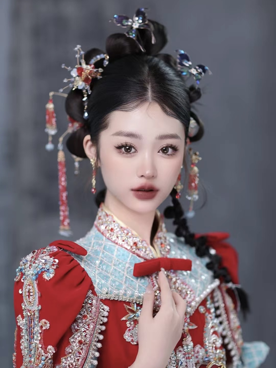 甜美减龄中式造型