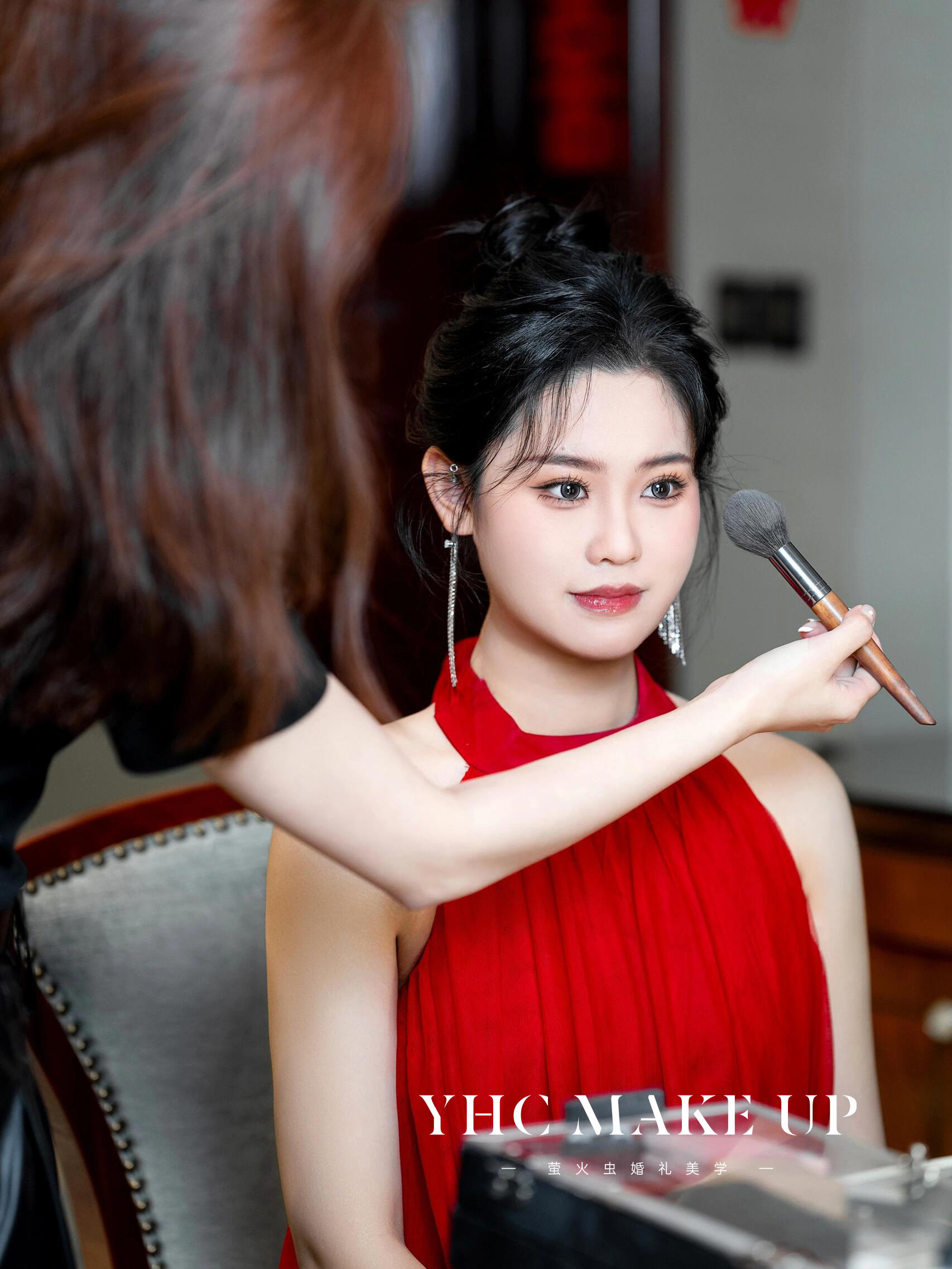 萤火虫婚礼·精致的晨袍新娘