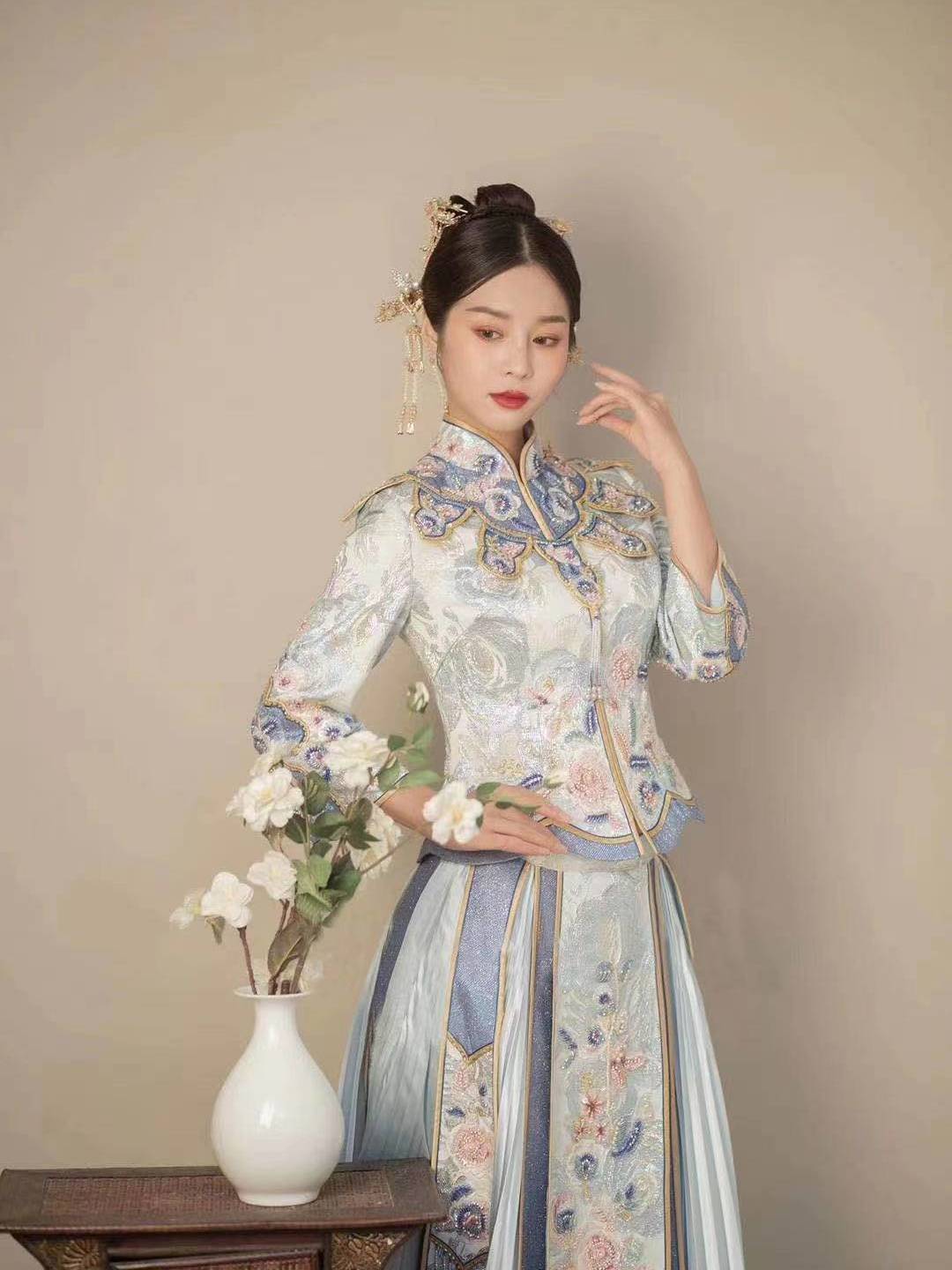 蘭羽婚纱【年末特惠】秀禾服马来褂中式婚纱