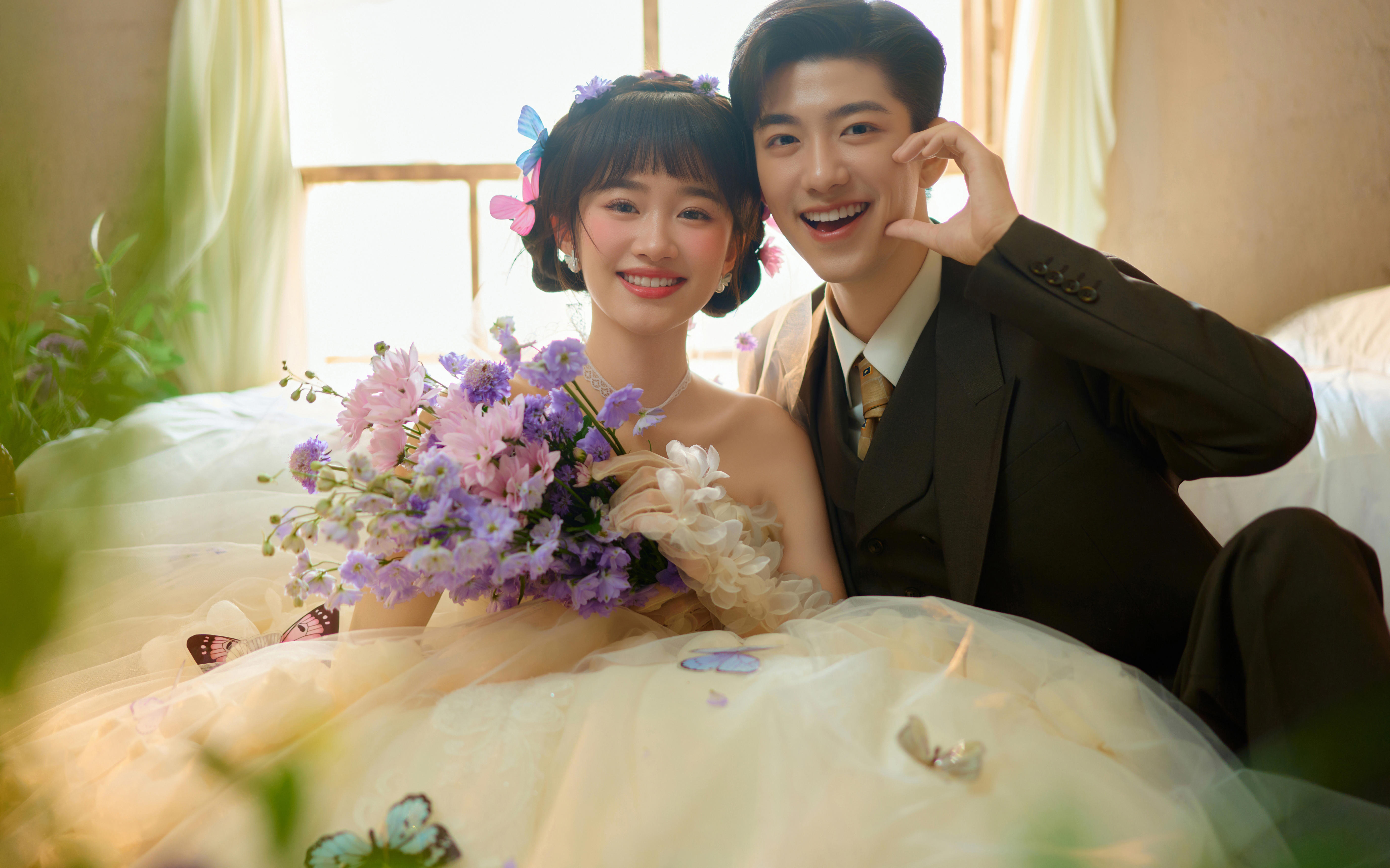 【超火必拍】花房婚紗照，以繁花為證定格唯美愛情
