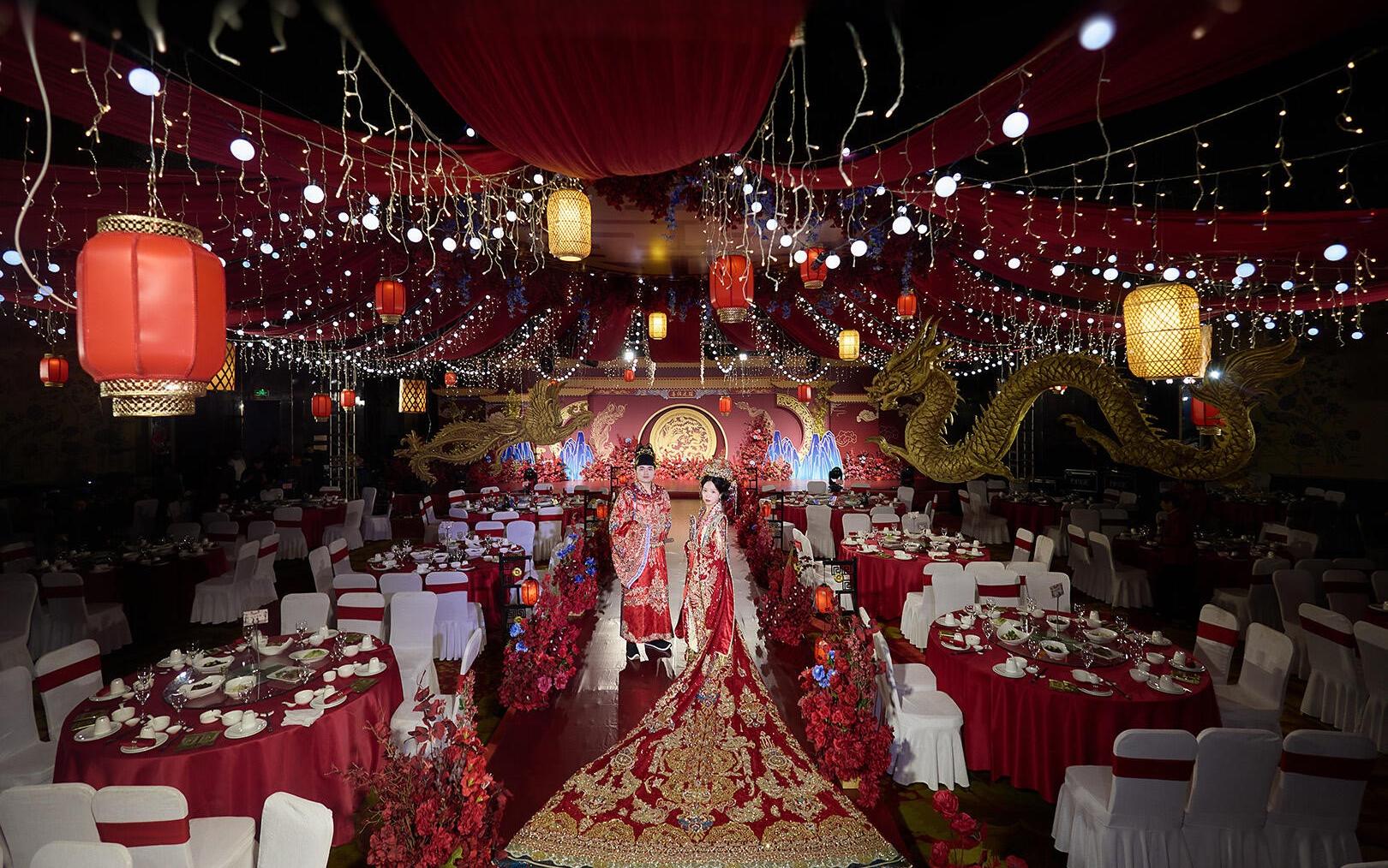 【囍记】中式婚礼天花板！龙凤呈祥的震撼！