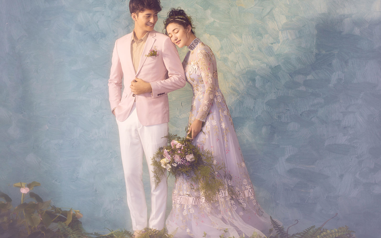 王宫婚纱摄影油画纪实风样片