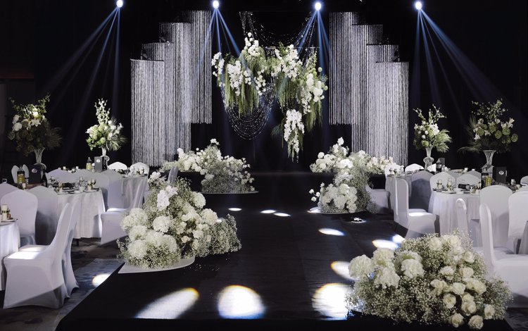 云墨嘉禮策劃｜白綠色韓式水晶婚禮