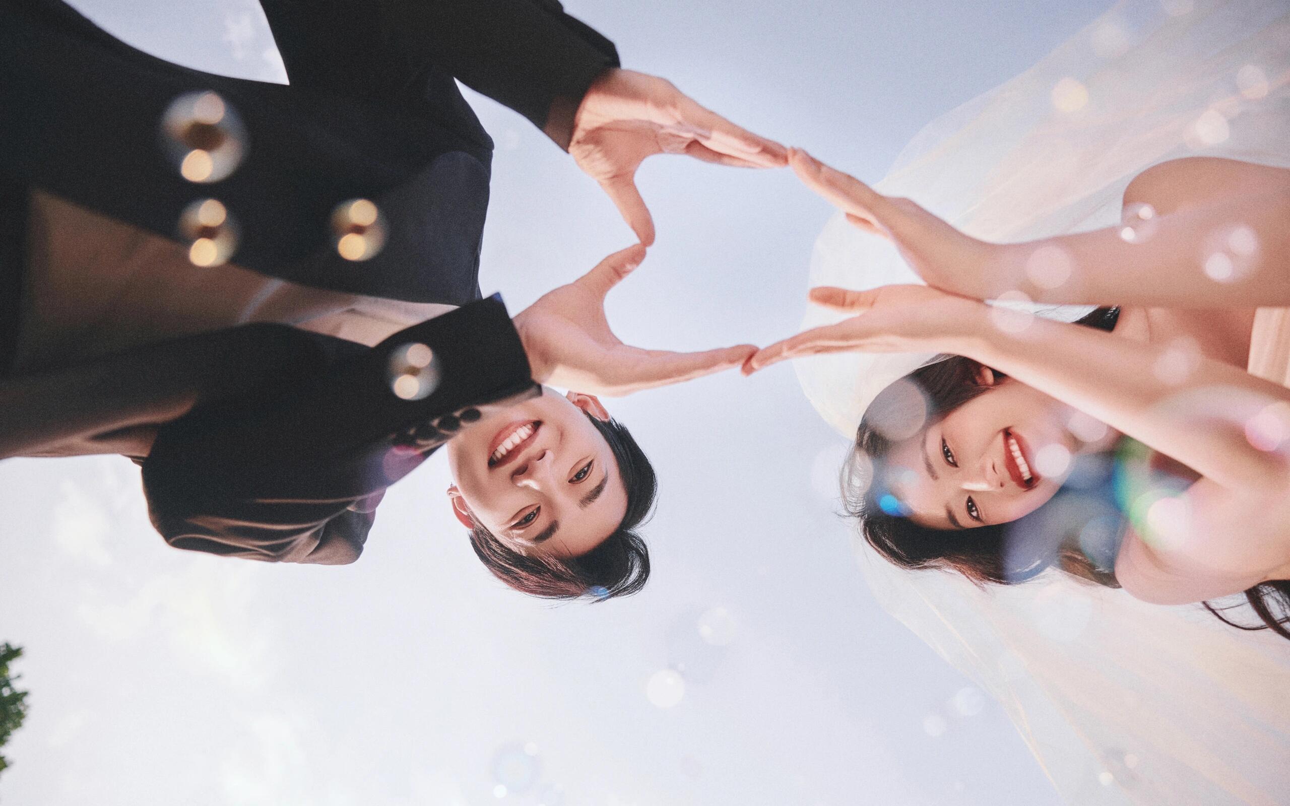 生命力加夕陽氛圍感婚紗照