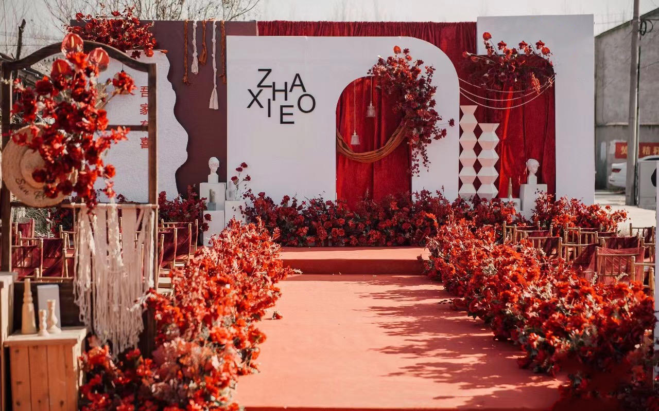 結(jié)婚在自家門(mén)口這樣布置真是太愛(ài)了！
