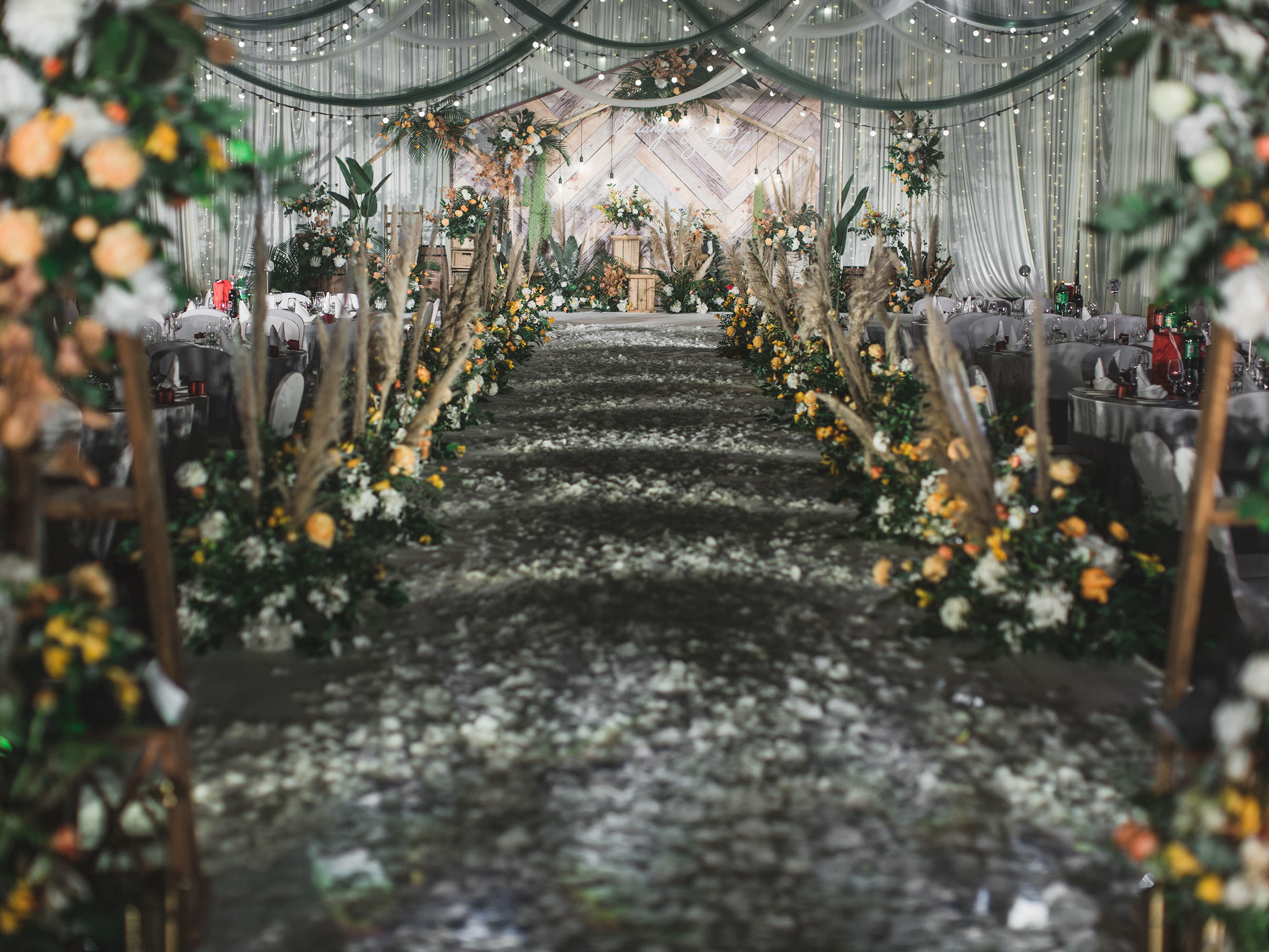 【2020优选】森系室内ins风 小清新婚礼