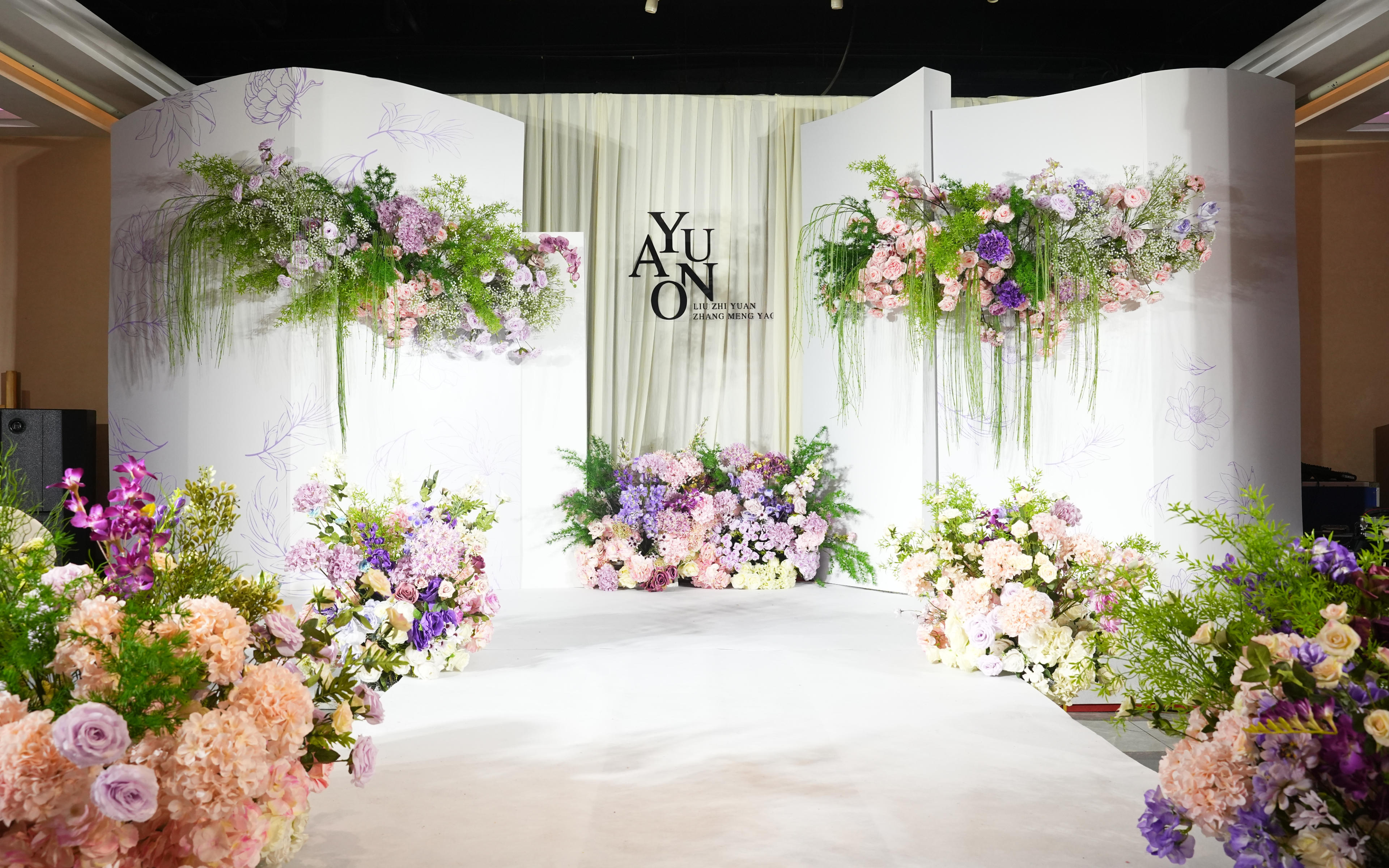手机直拍！莫奈紫花园婚礼｜无滤镜的浪漫