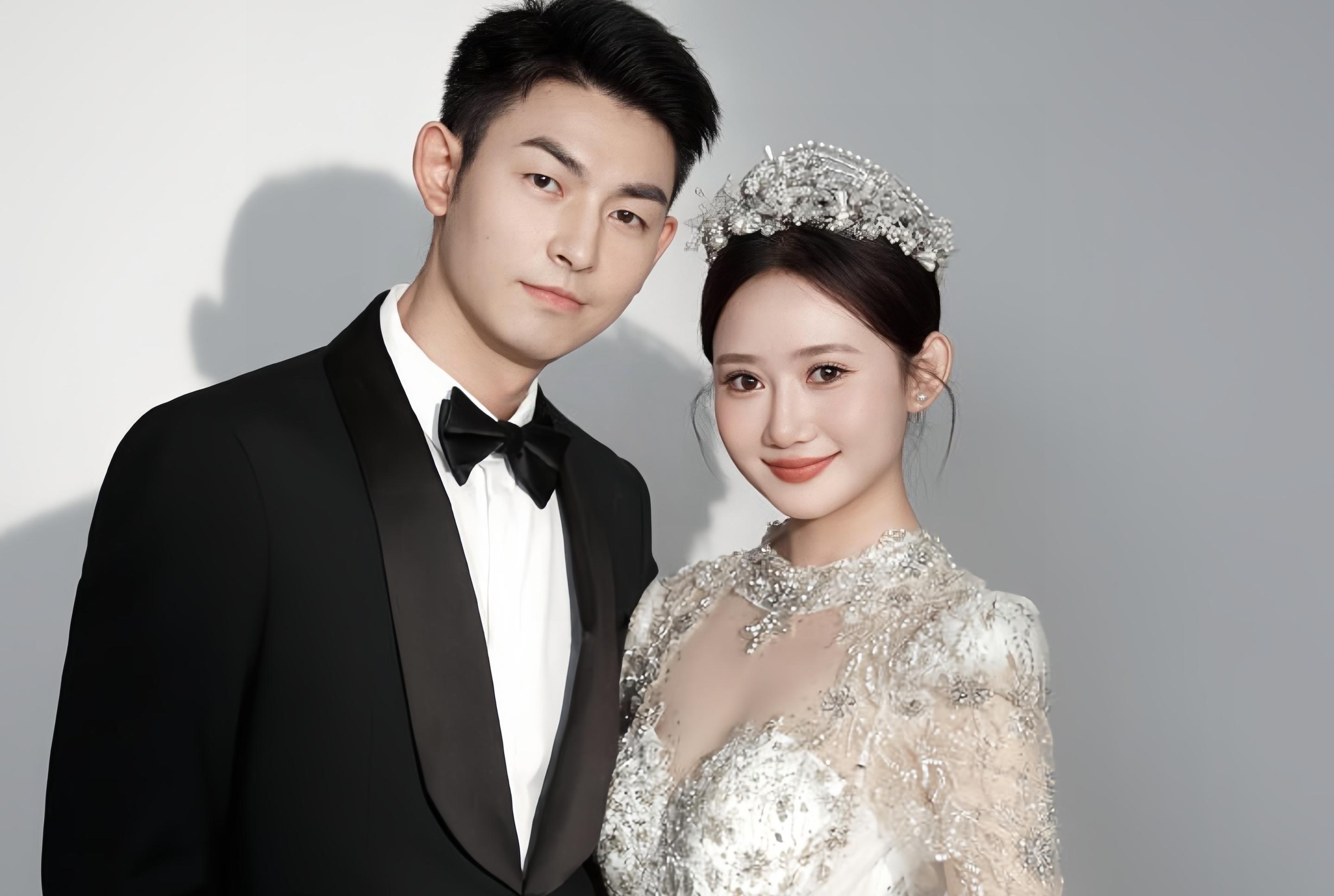 极简主纱婚纱照 太太好看啦