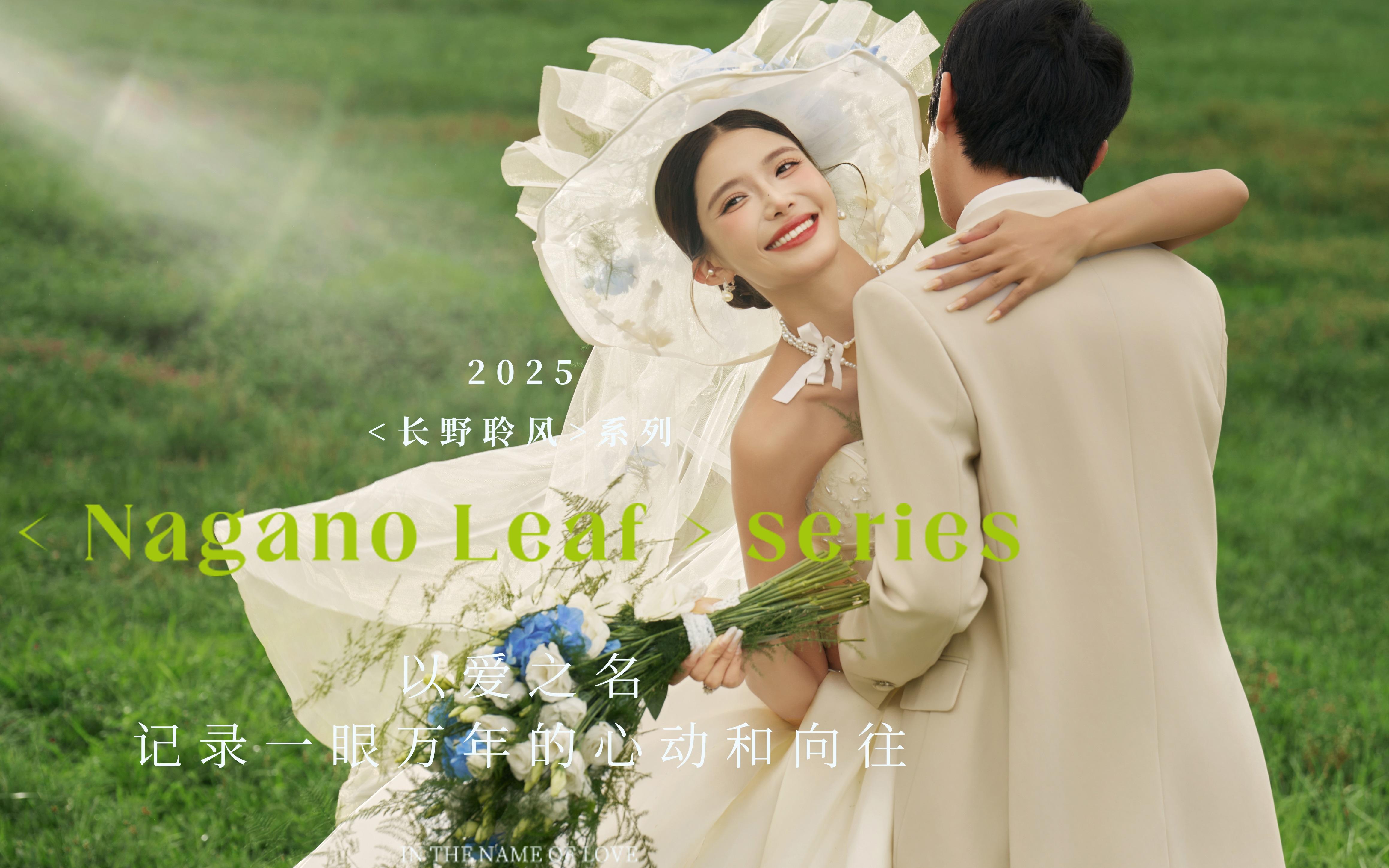 【长野聆风】被风吹成诗的草坪婚纱照