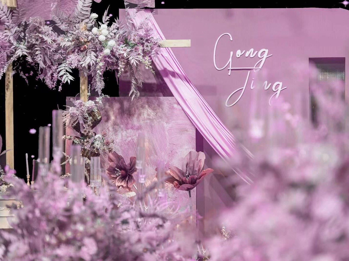 【十里岚山婚礼】紫色睡莲婚礼